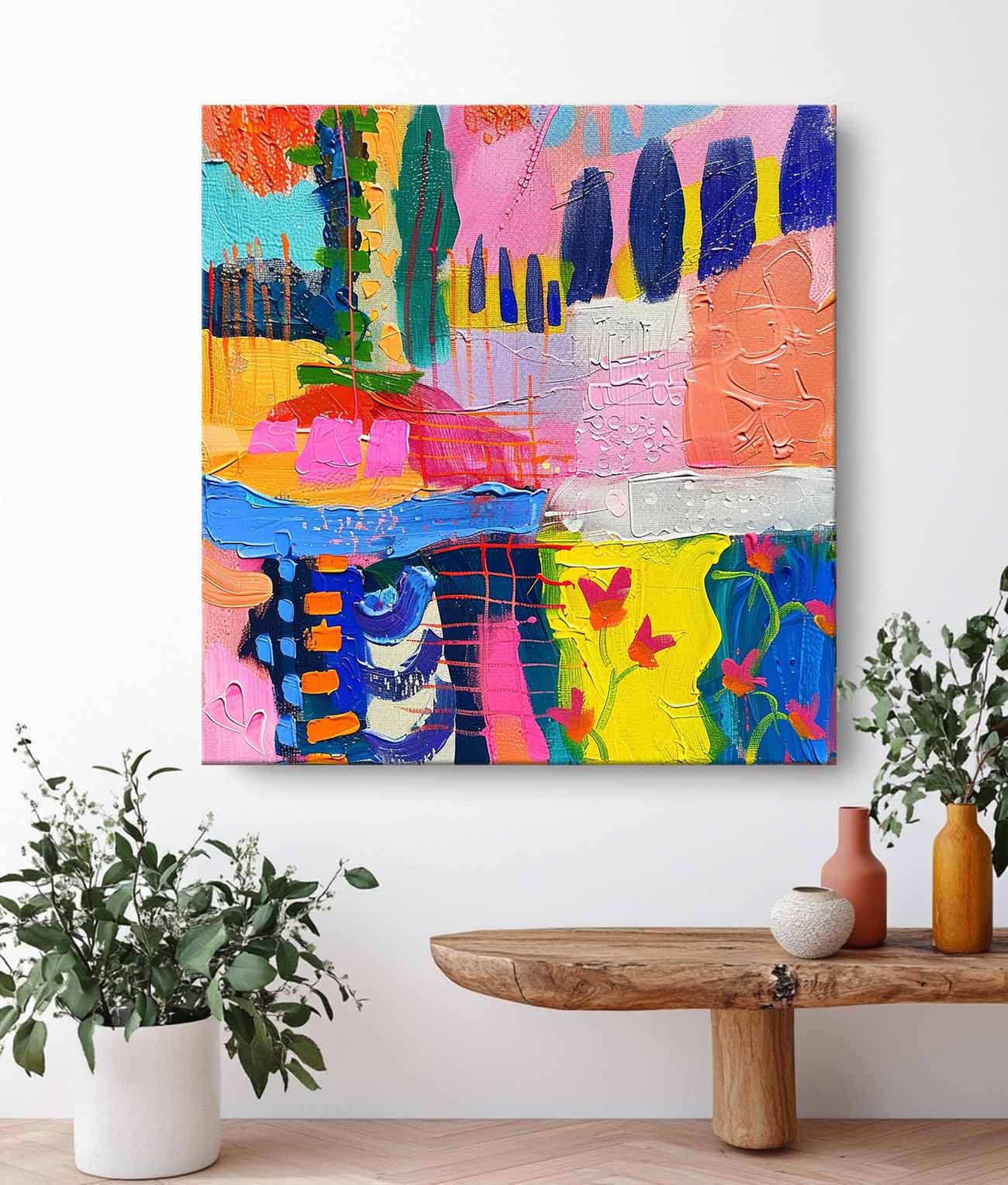 Wall Art Abstract Playful Artistic Atmosphere