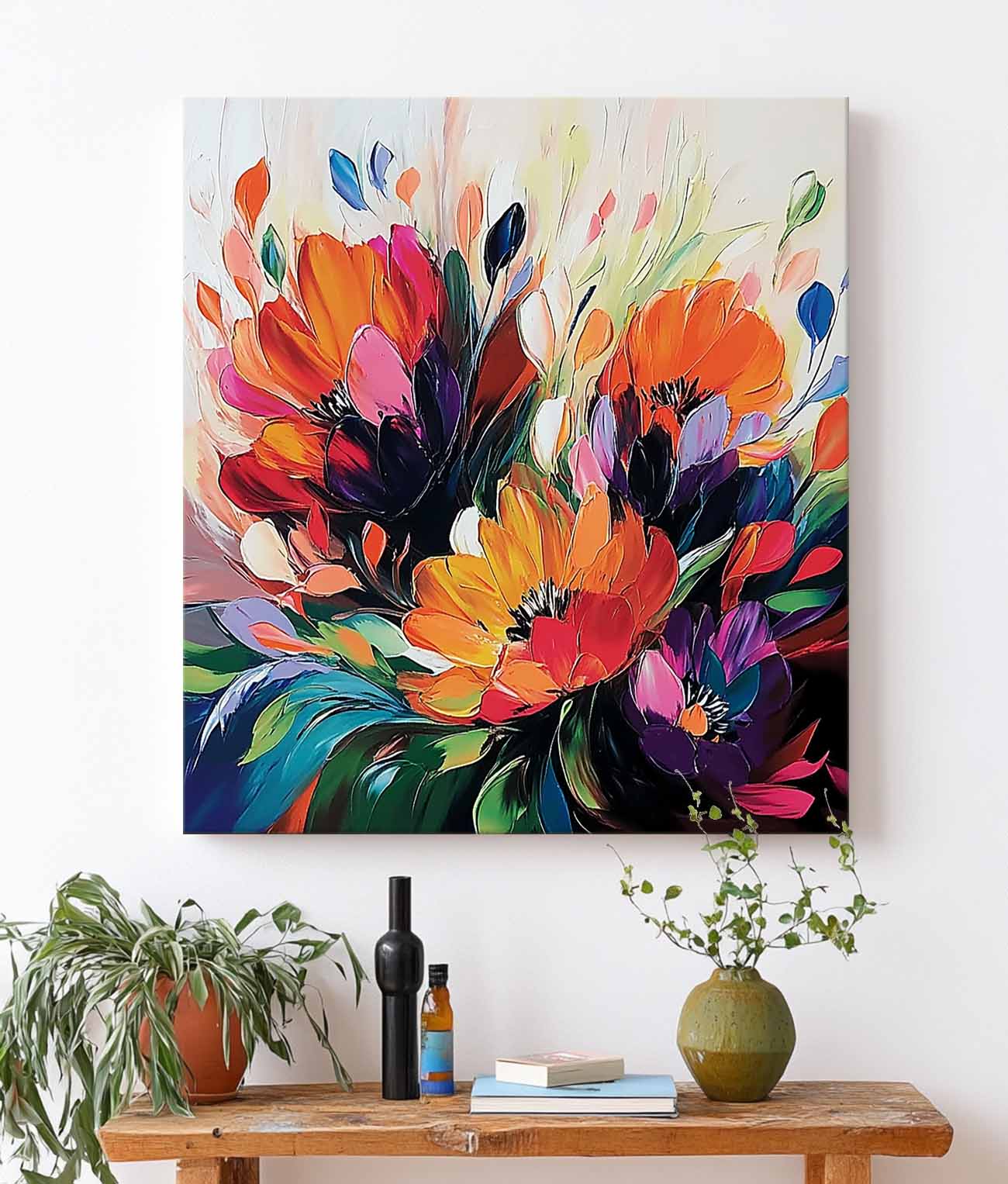 Flower Canvas Art FL206 - Neutralighting