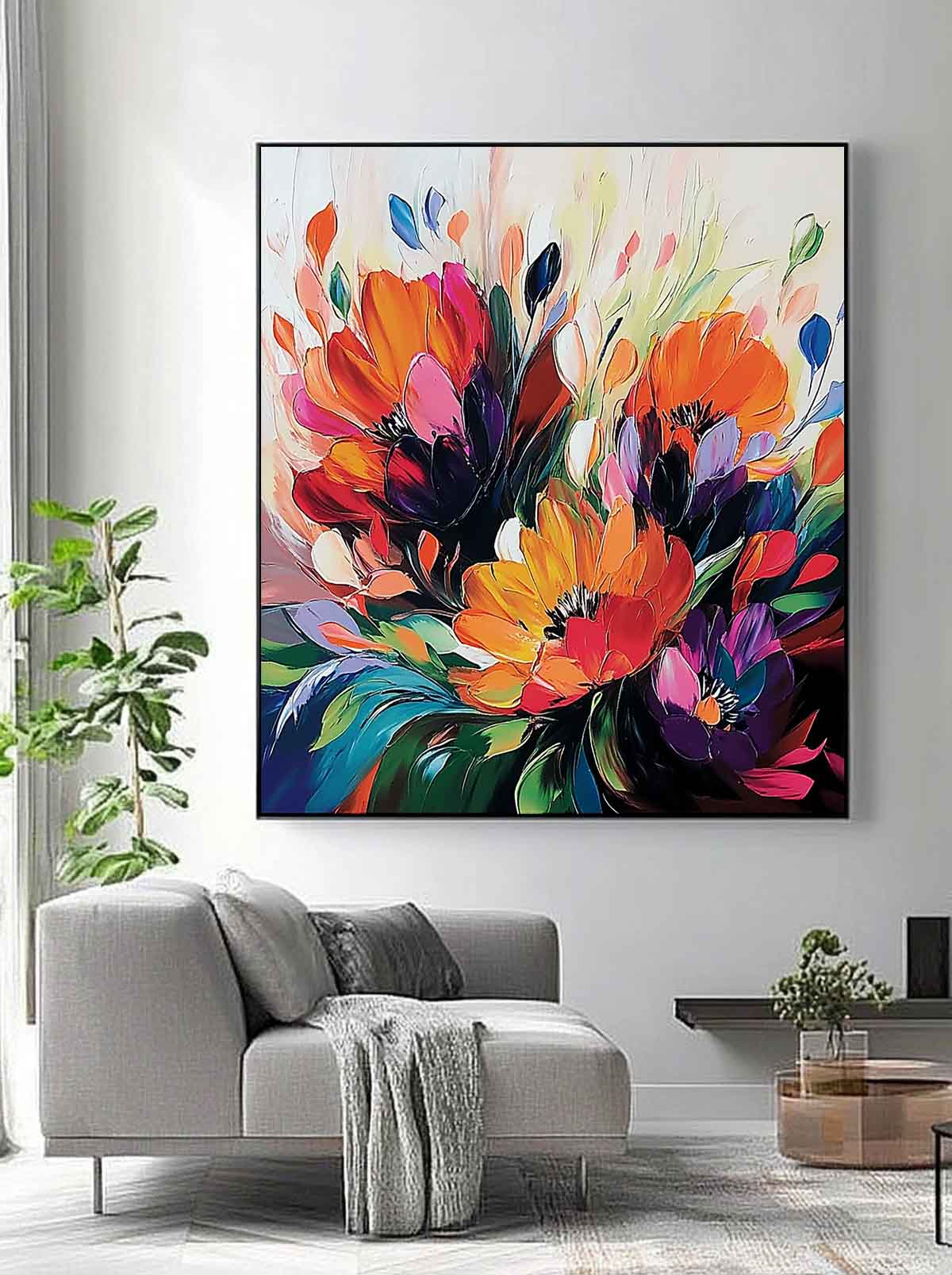 Flower Canvas Art FL206 - Neutralighting