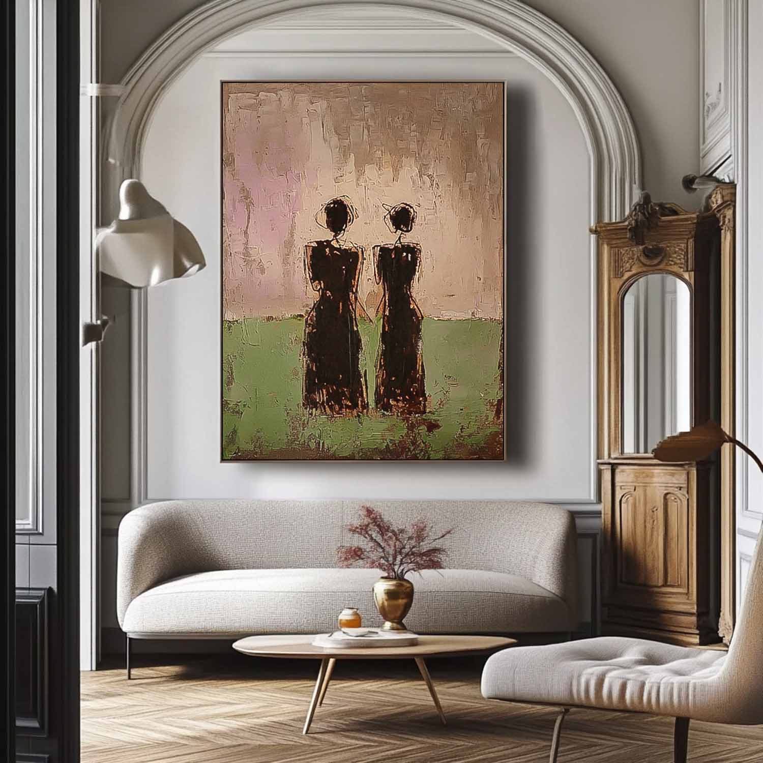 Wall Art People Wabi-Sabi Silhouette Decor