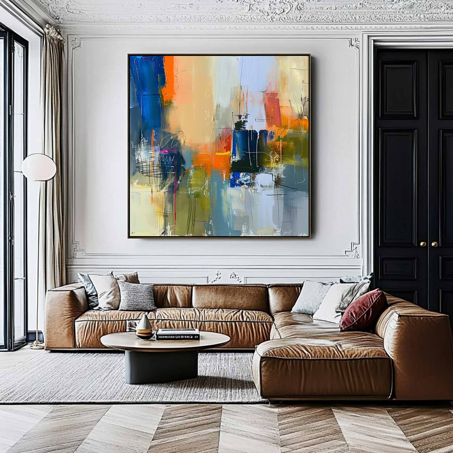 Wall Art Abstract Vibrant Expressionist Modern