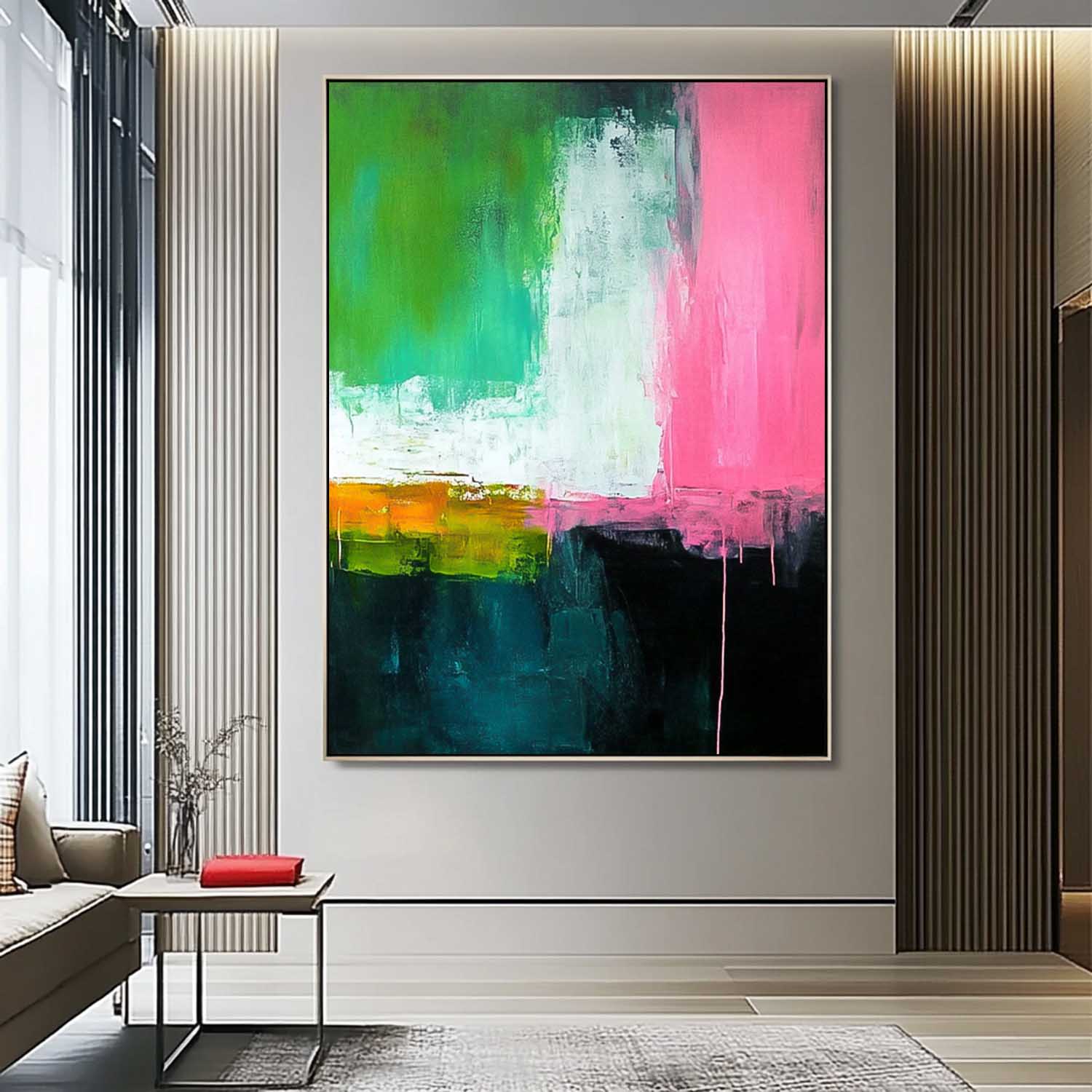 Wall Art Abstract Reflection Energetic Mystical