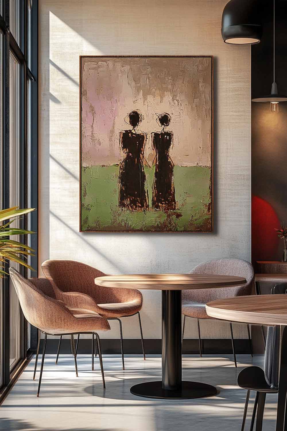 Wall Art People Wabi-Sabi Silhouette Decor