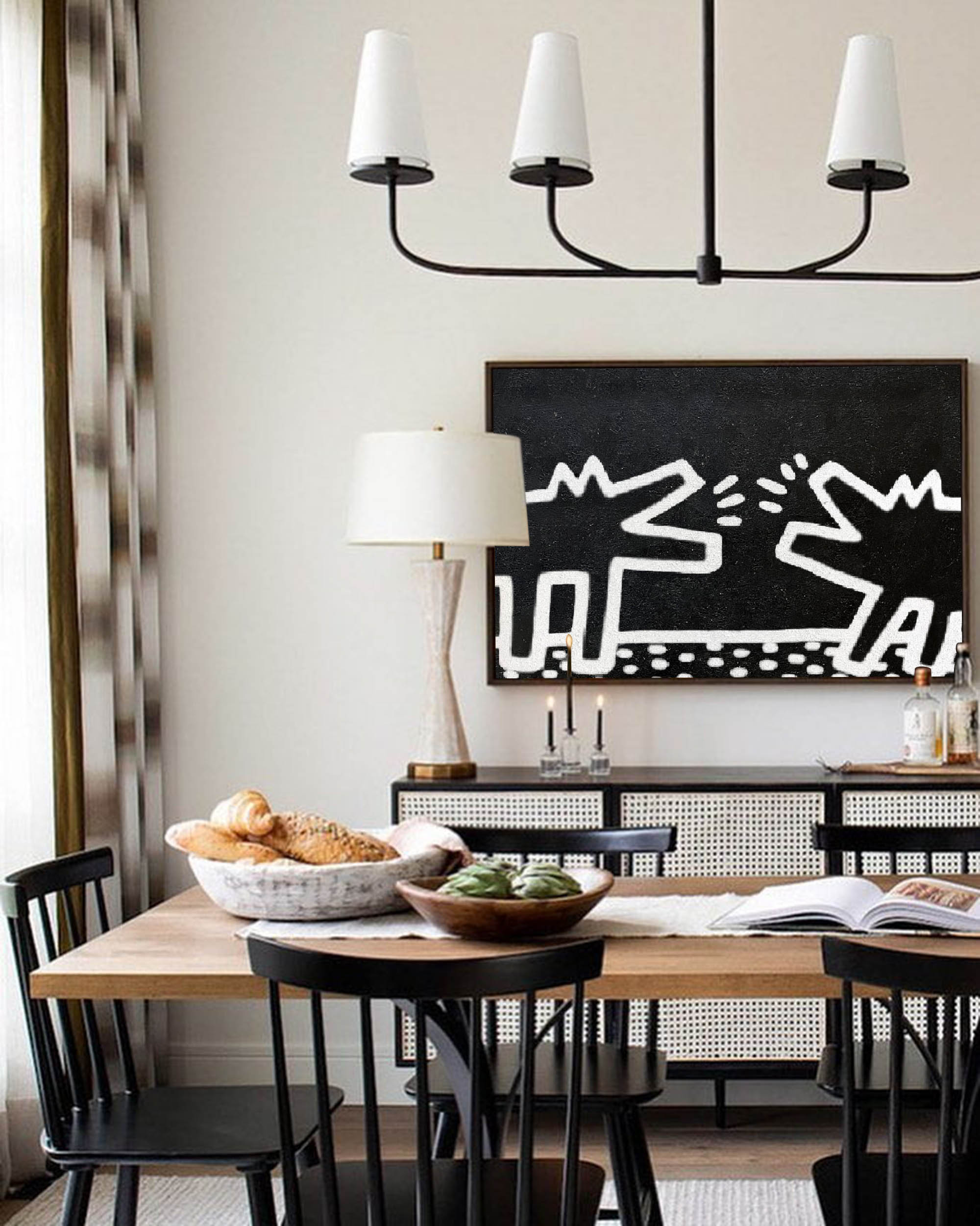 Keith Haring Style Painting KS025 - Neutralighting