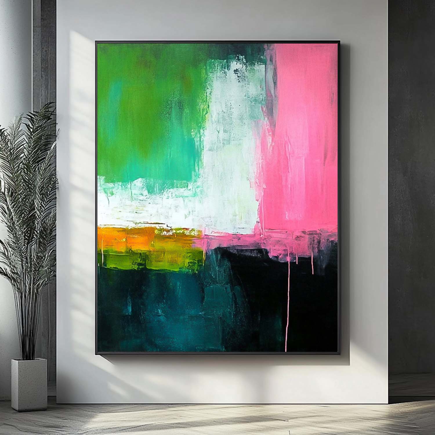 Wall Art Abstract Reflection Energetic Mystical