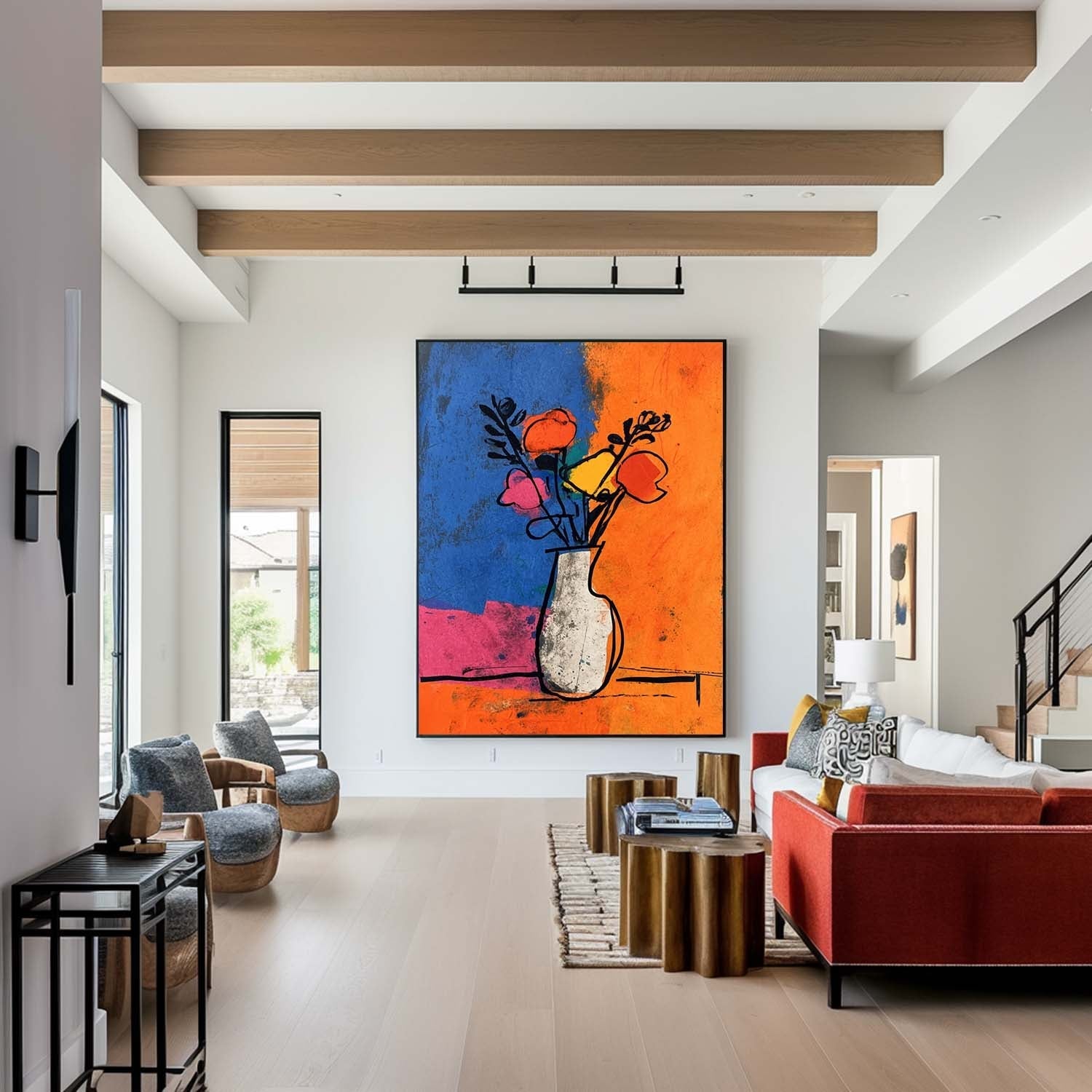 Flower Canvas Art FL265 - Neutralighting