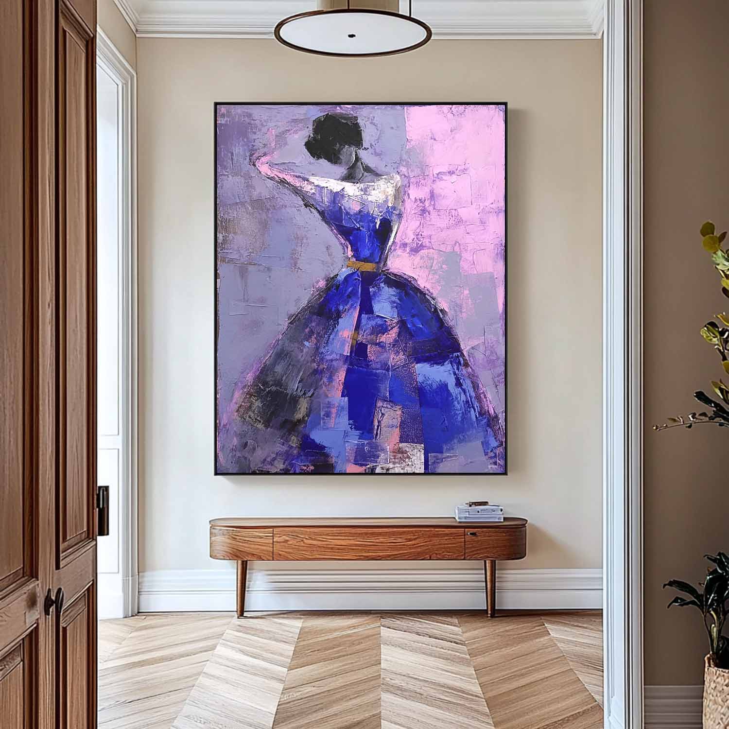 Wall Art Impasto People Sophisticated Mysterious