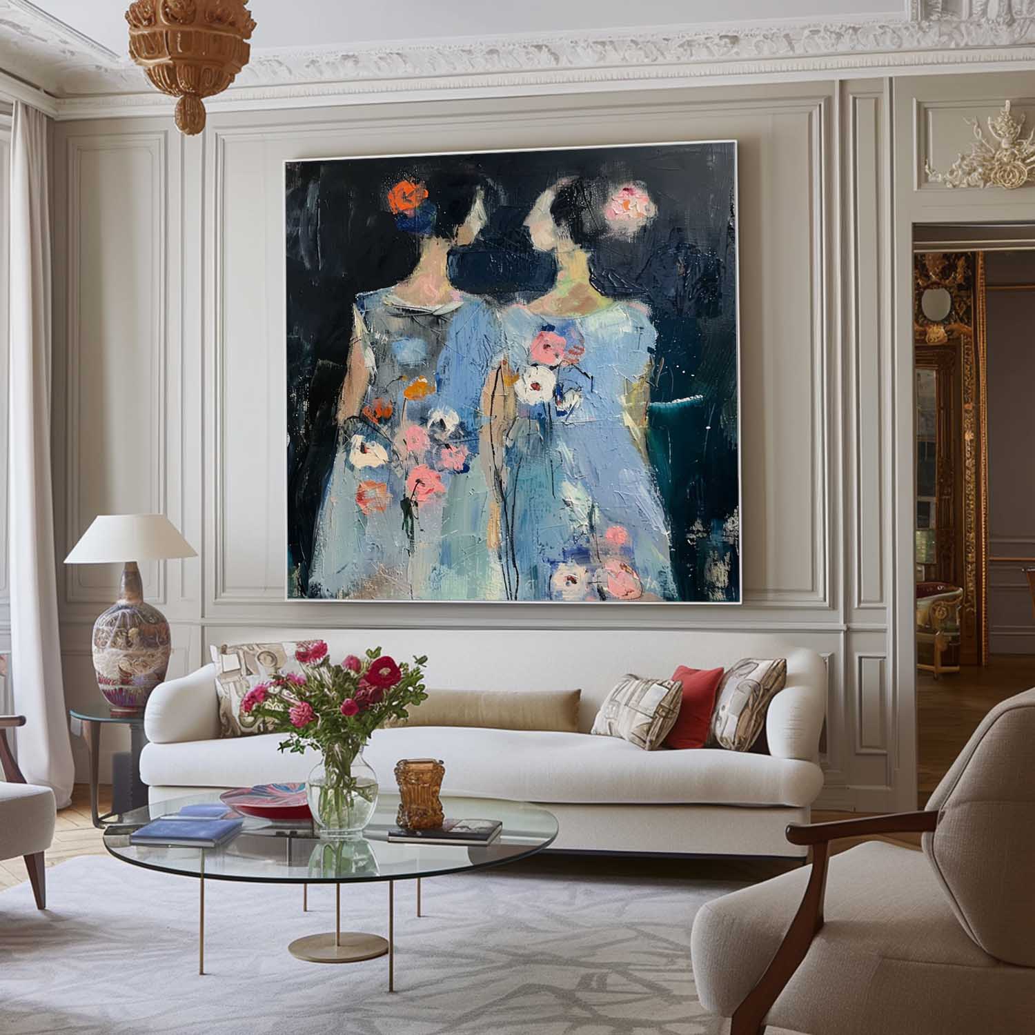 Wall Art People Calm Contemplative Contemporary