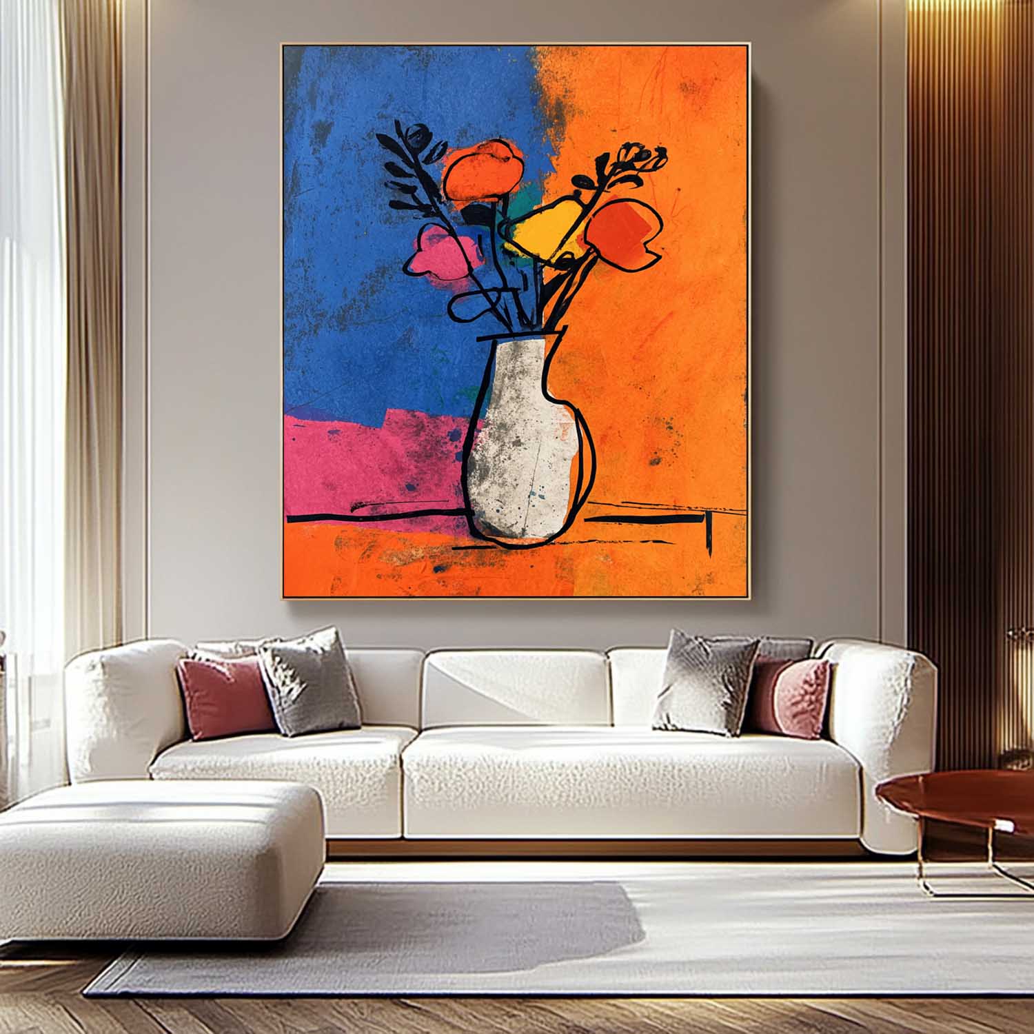 Flower Canvas Art FL265 - Neutralighting