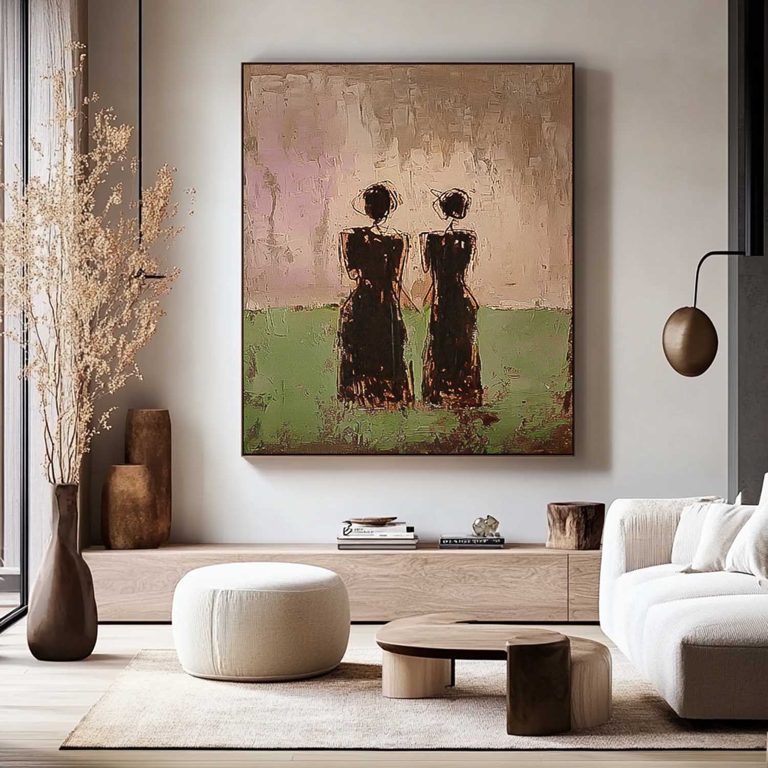 Wall Art People Wabi-Sabi Silhouette Decor