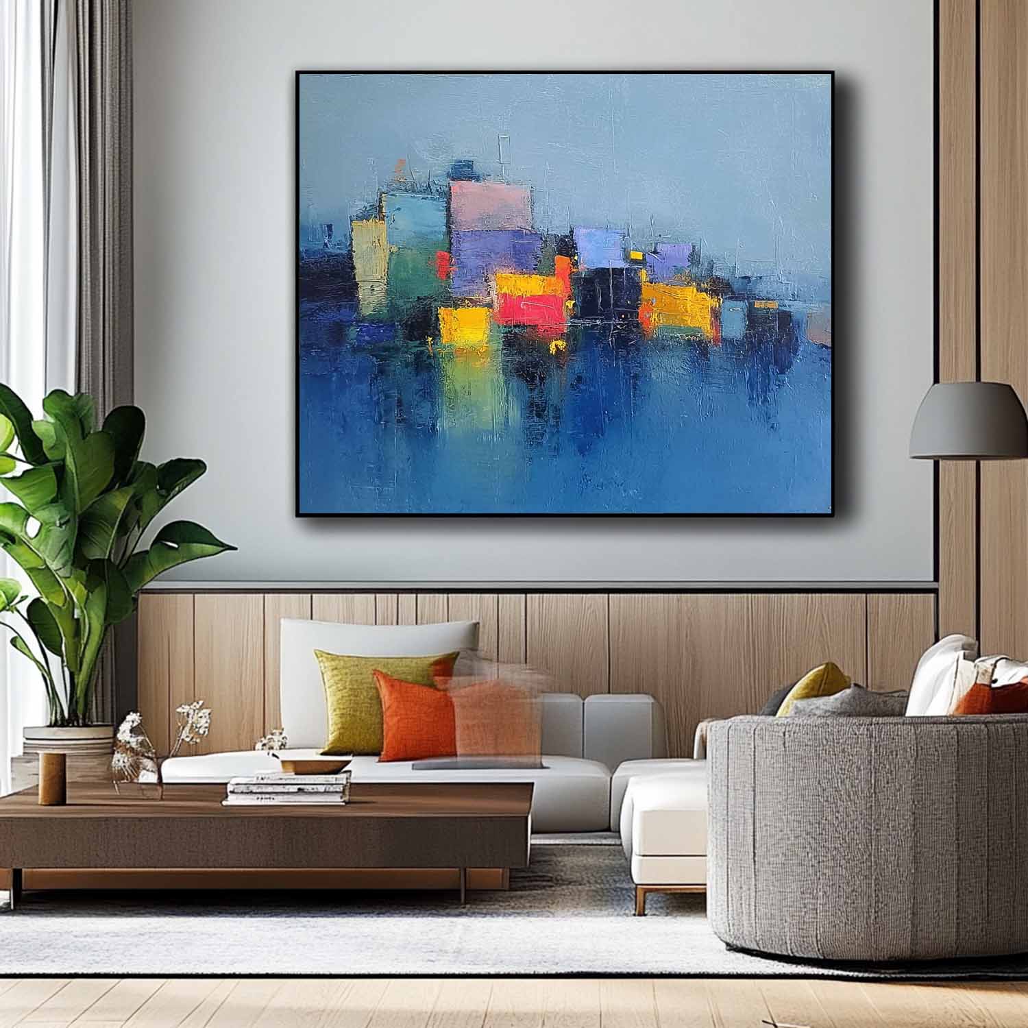 Wall Art Architecture Contemporary Abstract