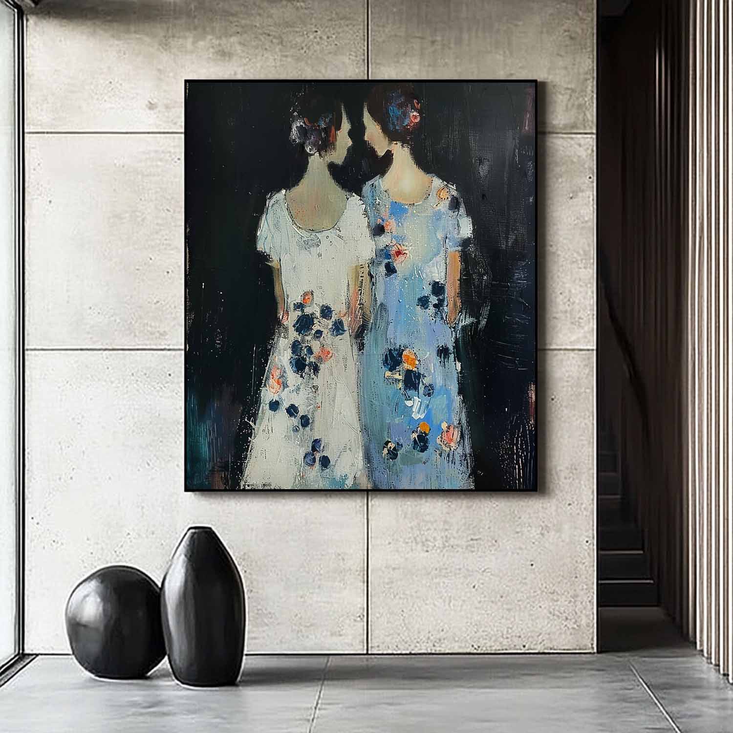 Wall Art People Retro Pop Color Block Figurative