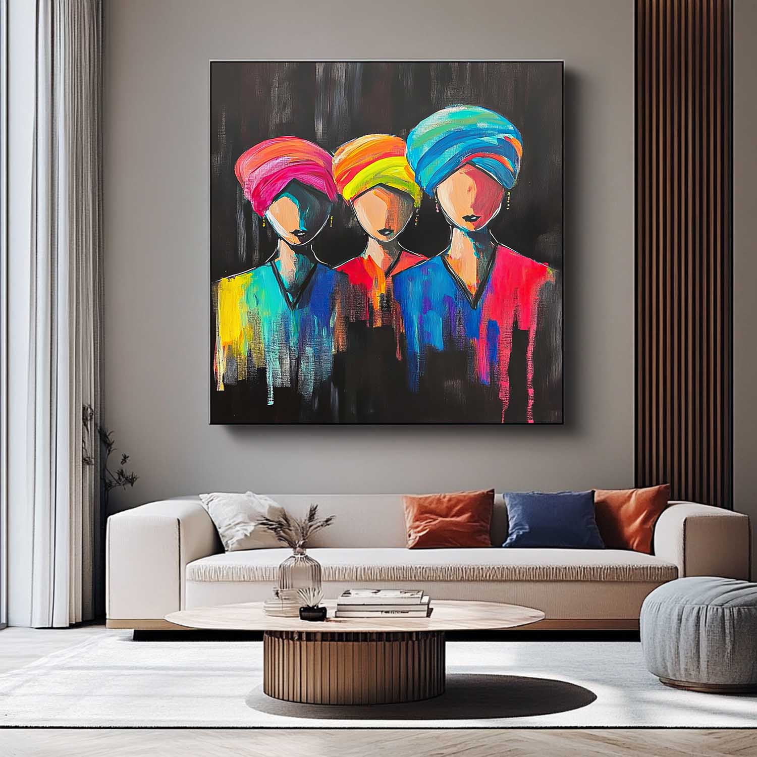 Wall Art People Dramatic Exotic Cultural