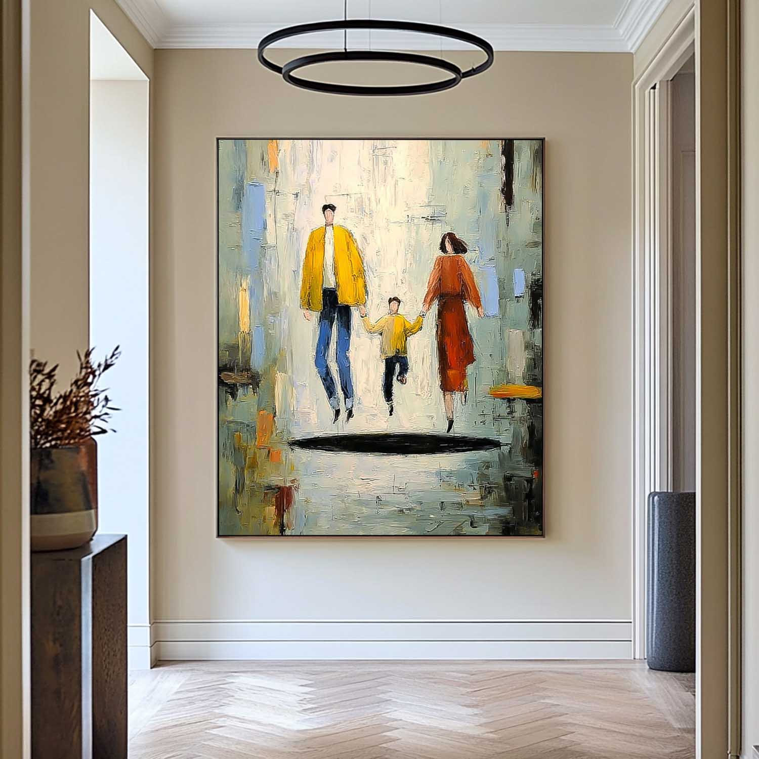 Wall Art People Warm Modern Urban