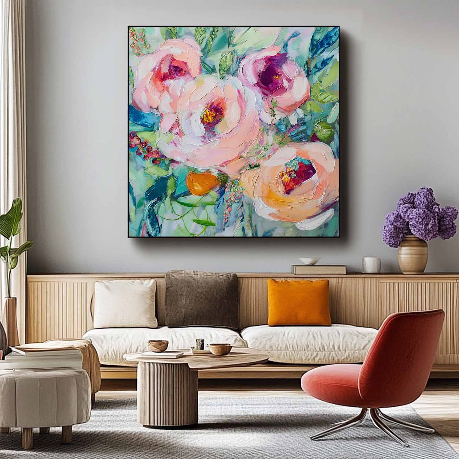 Wall Art Flower Fresh Romantic Botanical