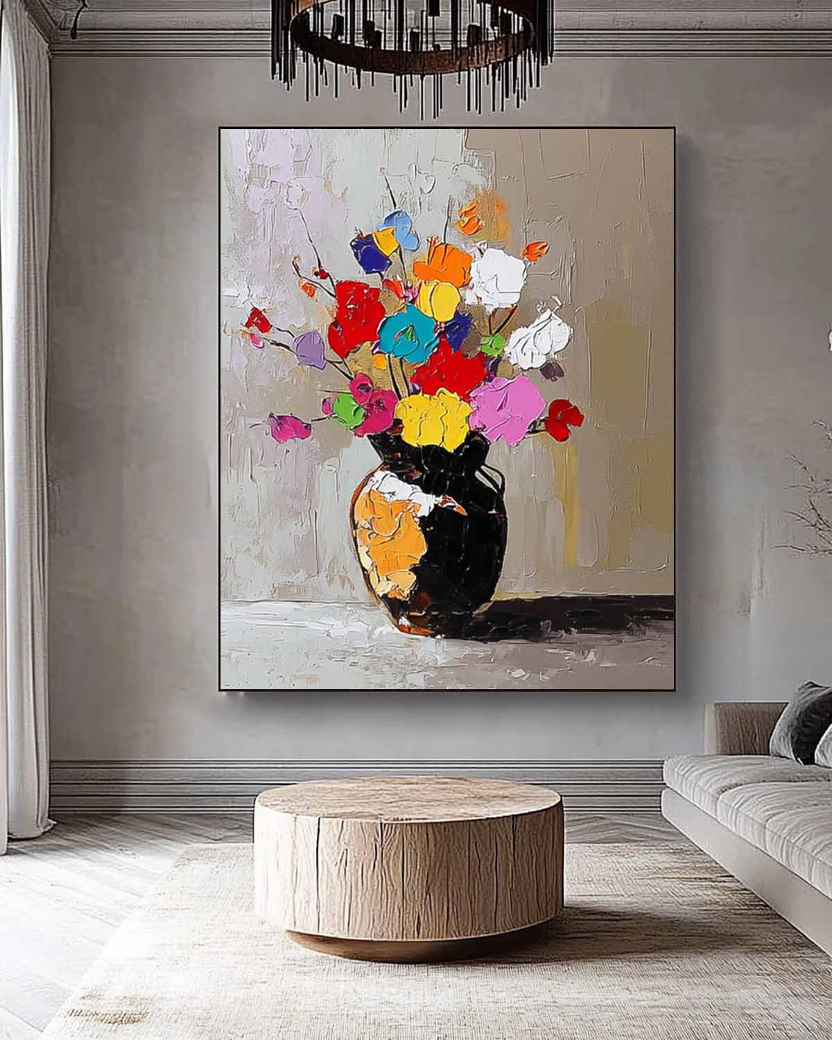 Wall Art Flower Lyrical Elegant Soft Romantic