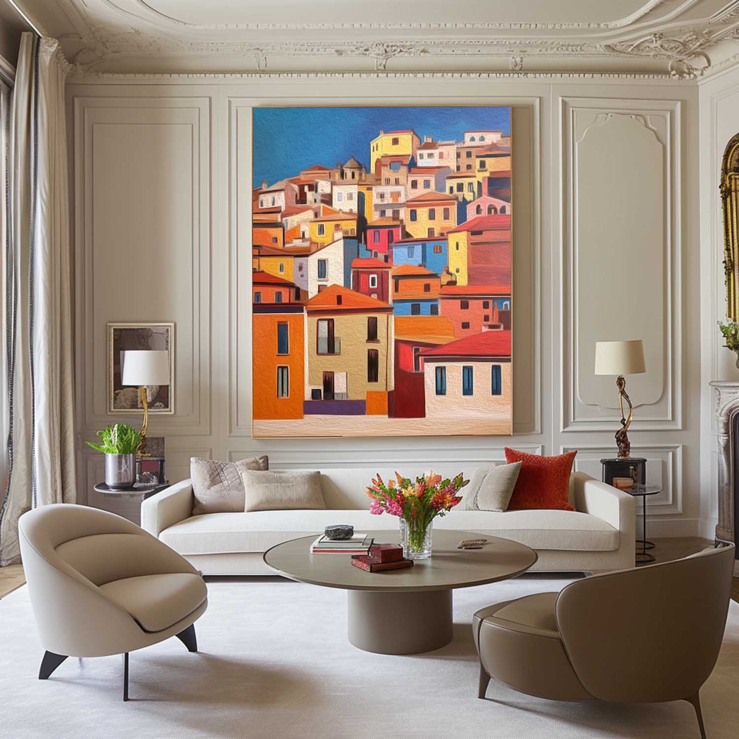 Wall Art Architecture Modern Graphic Cityscape