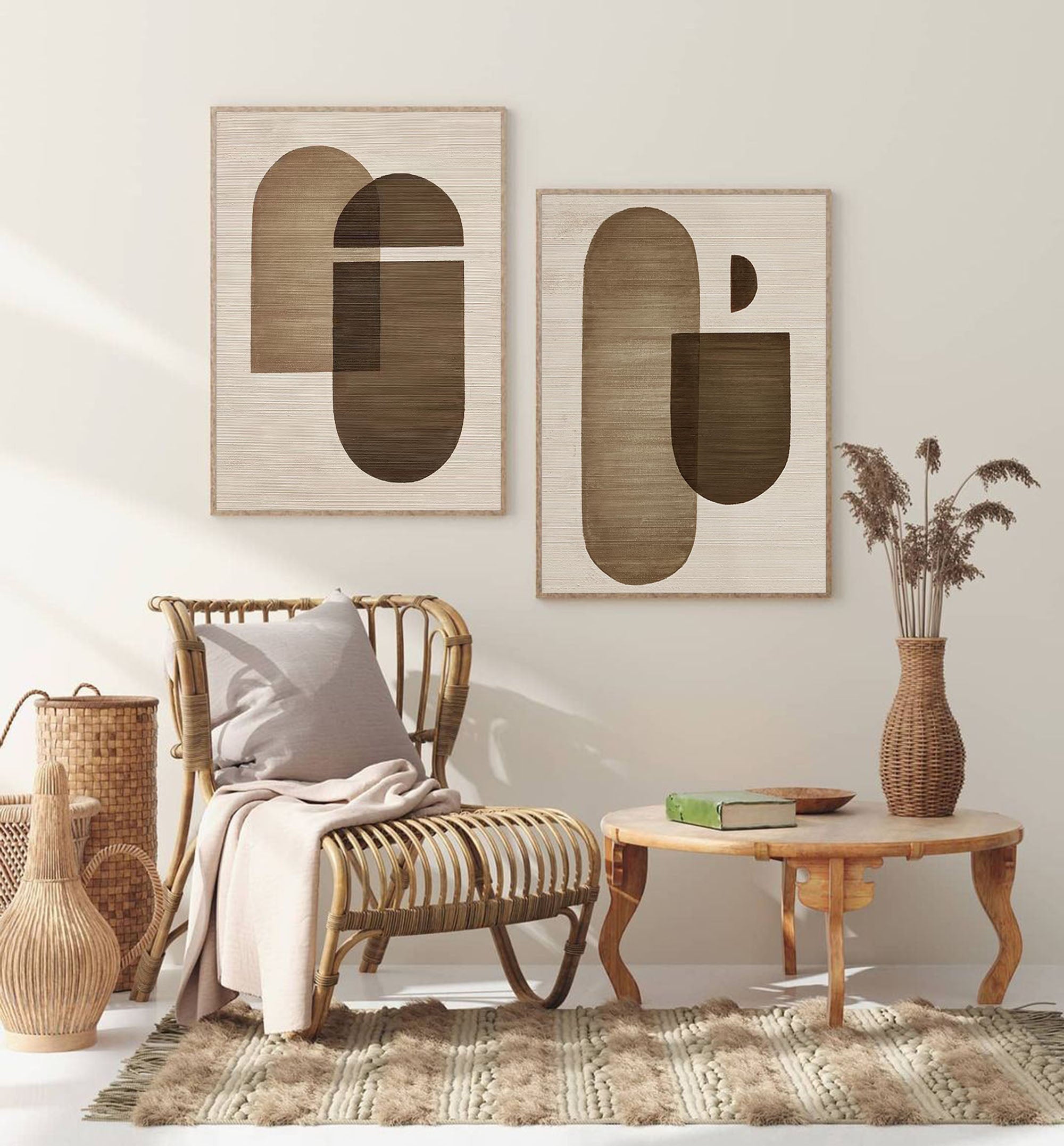 Wabi-sabi Minimalist Art ABAO40 - Neutralighting