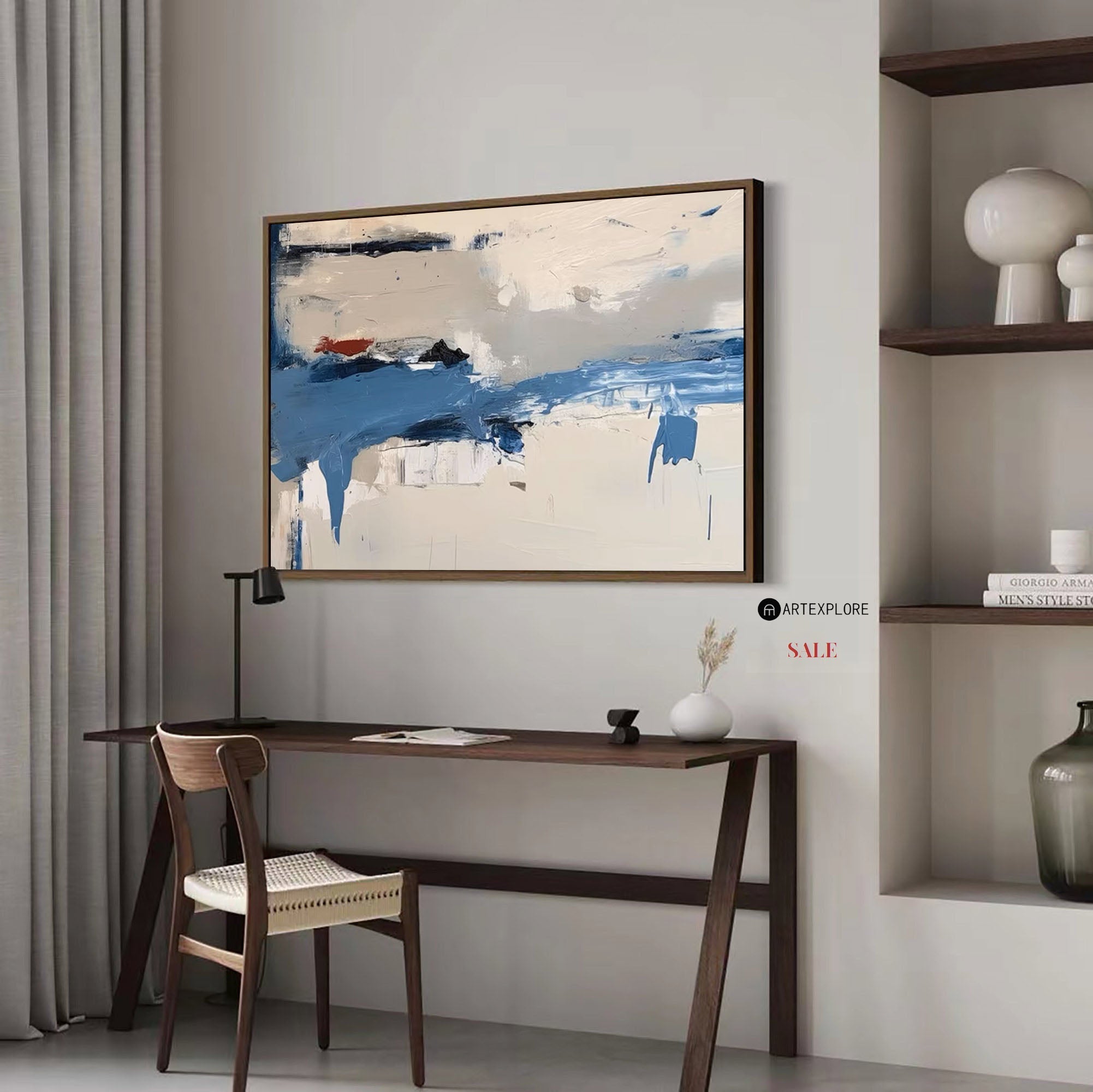 Modern Abstract Painting ABAH128 - Neutralighting