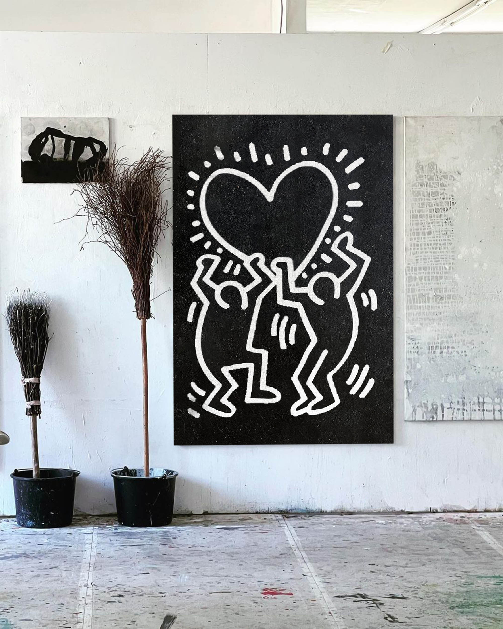 Keith Haring Style Painting KS008 - Neutralighting
