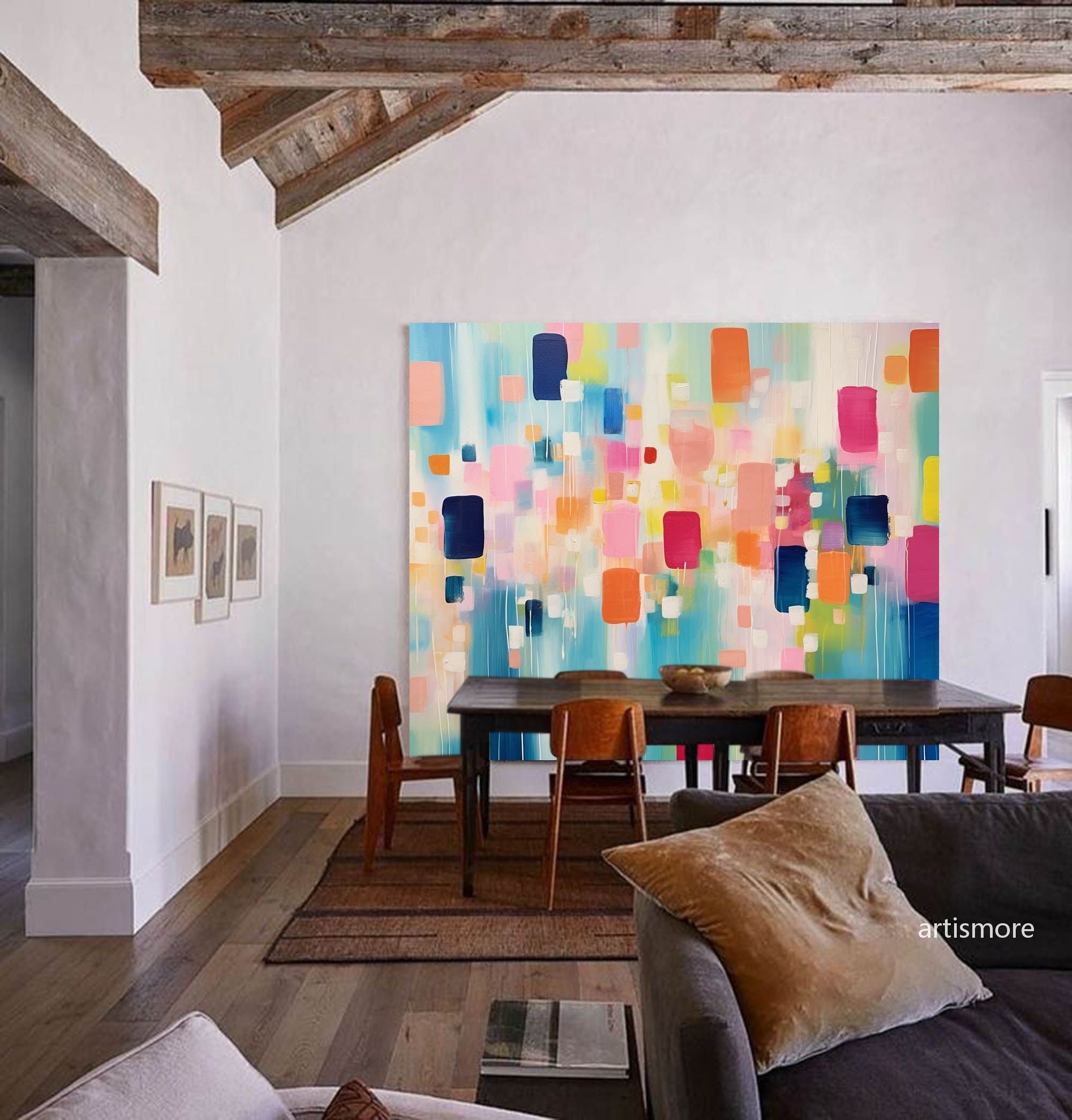 Abstract Canvas Art AB202 - Neutralighting