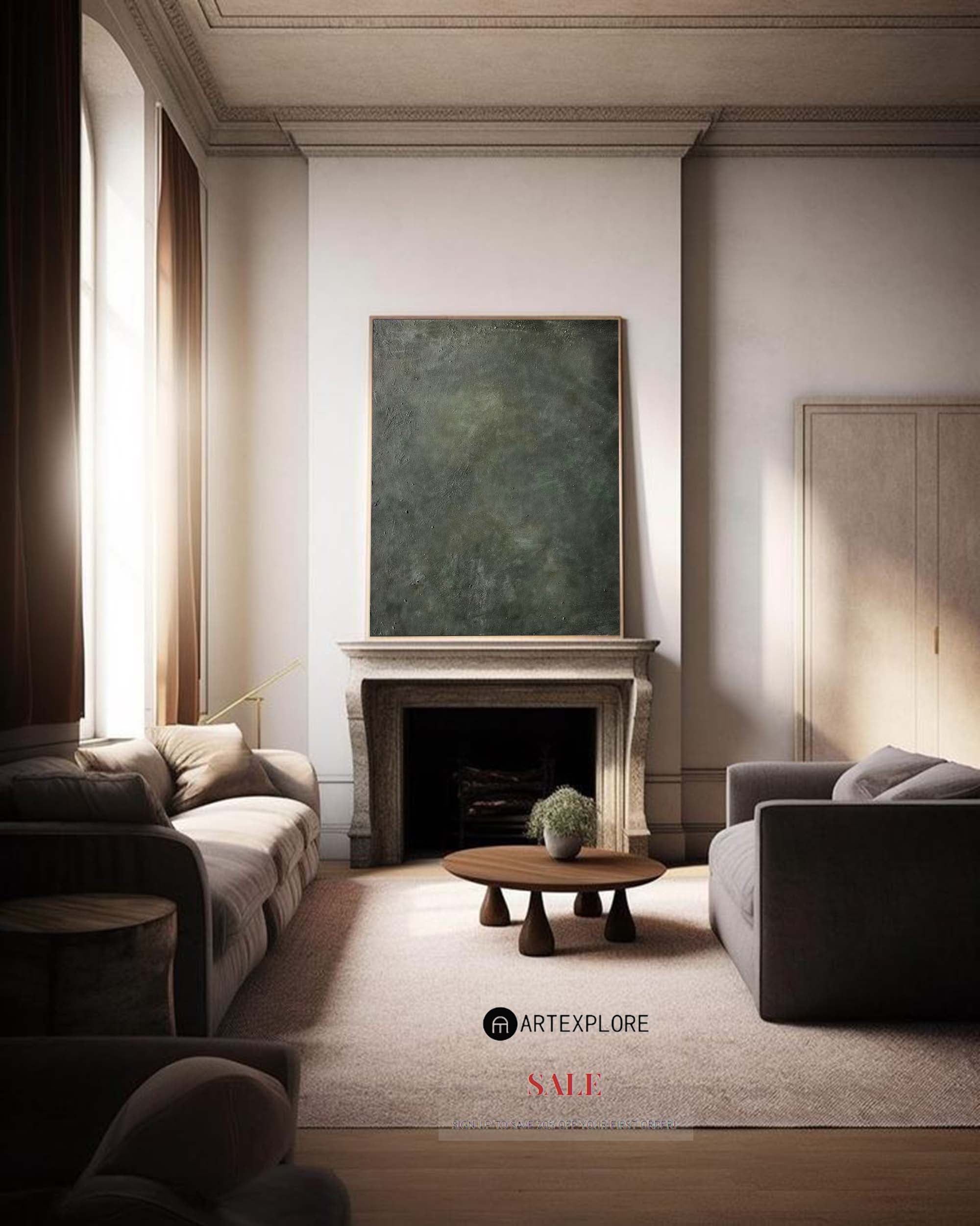 Modern Abstract Painting ABAV363 - Neutralighting