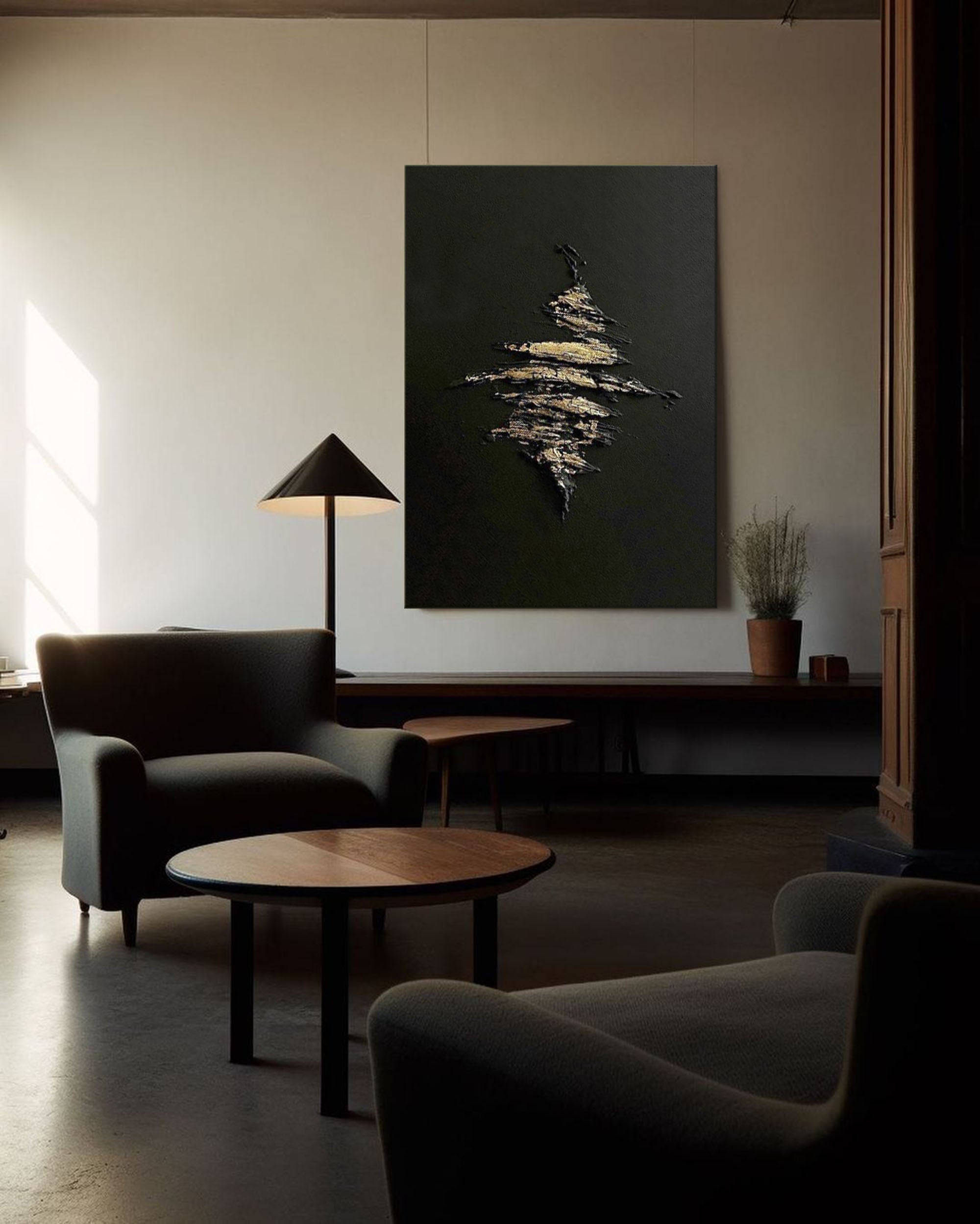 Wall Art Gilded Shadow Wings