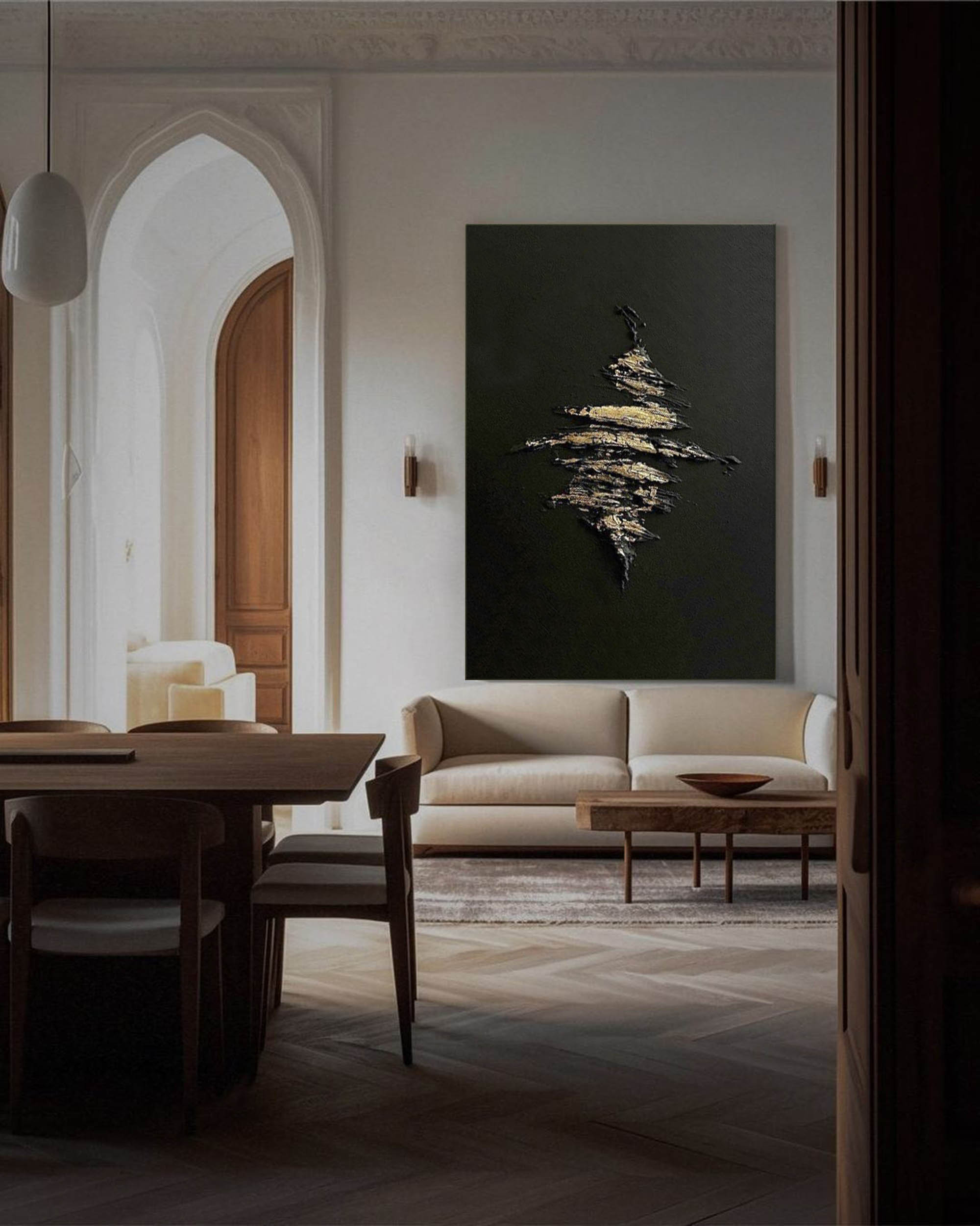 Wall Art Gilded Shadow Wings