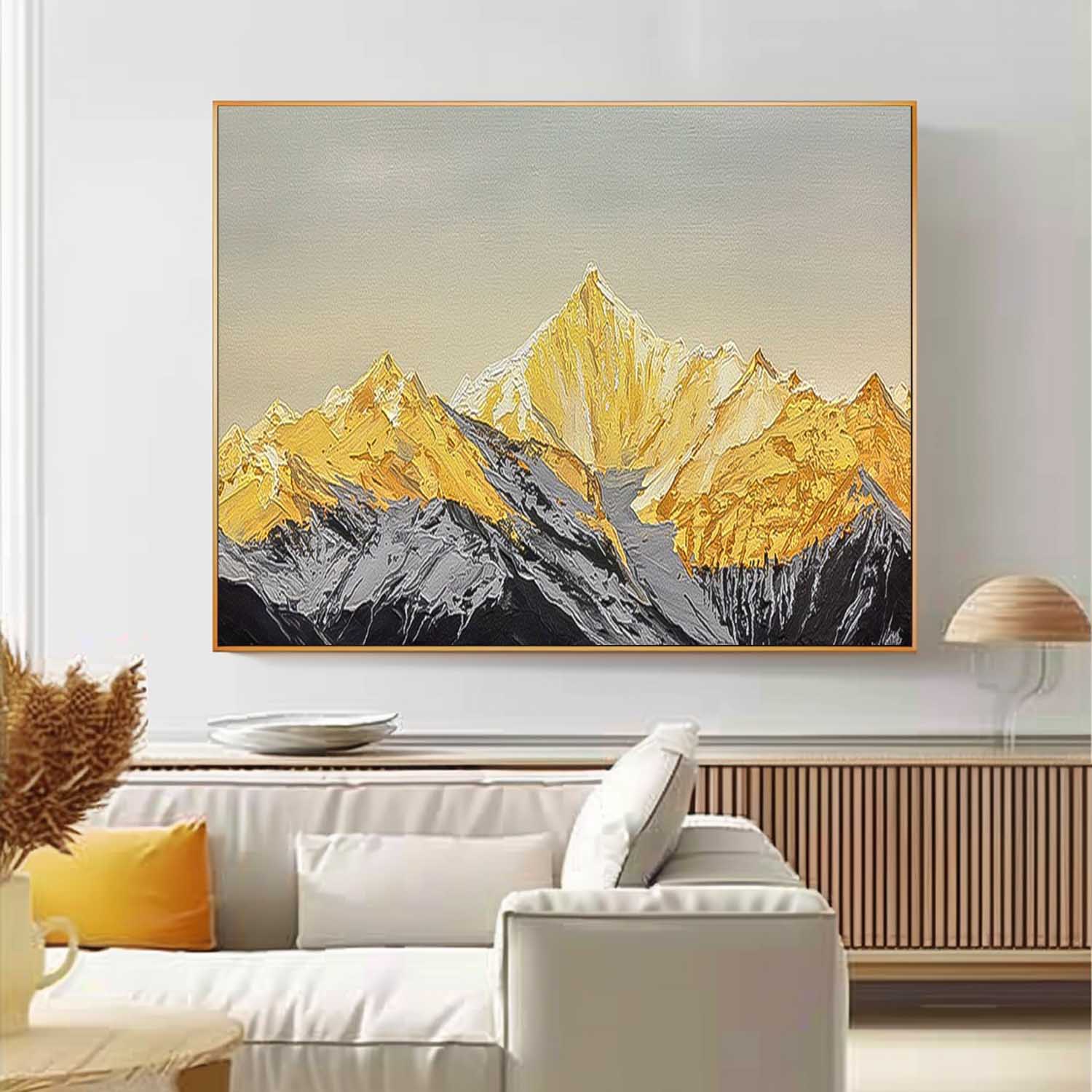 Wall Art Landscape Impasto Contemporary Majestic