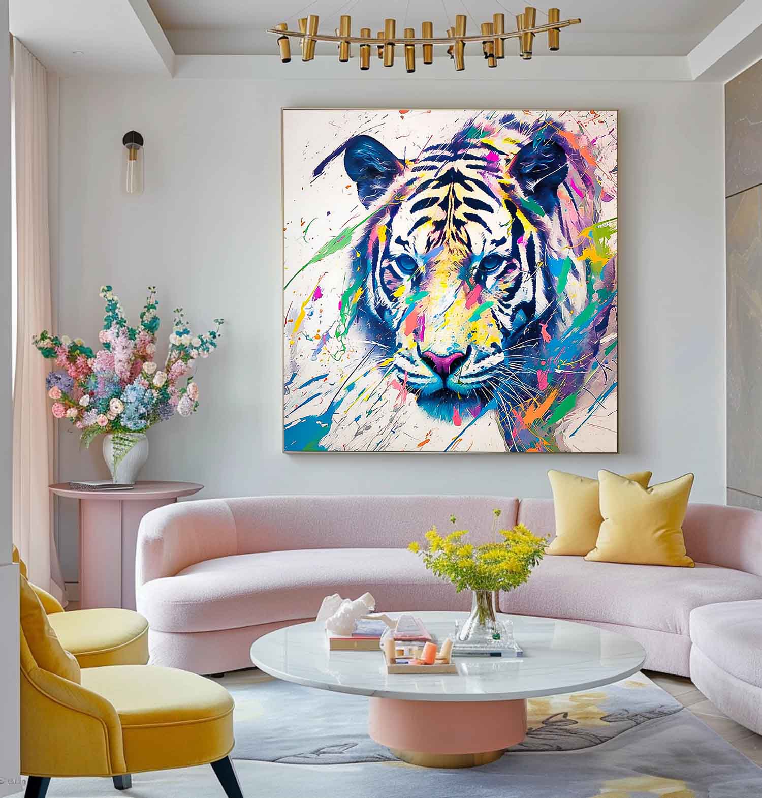 Wall Art Animal Abstract Dopamine Contemporary