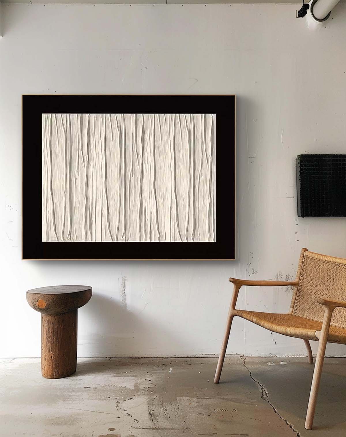 Wall Art Vertical Minimalist Abstract Nature Zen