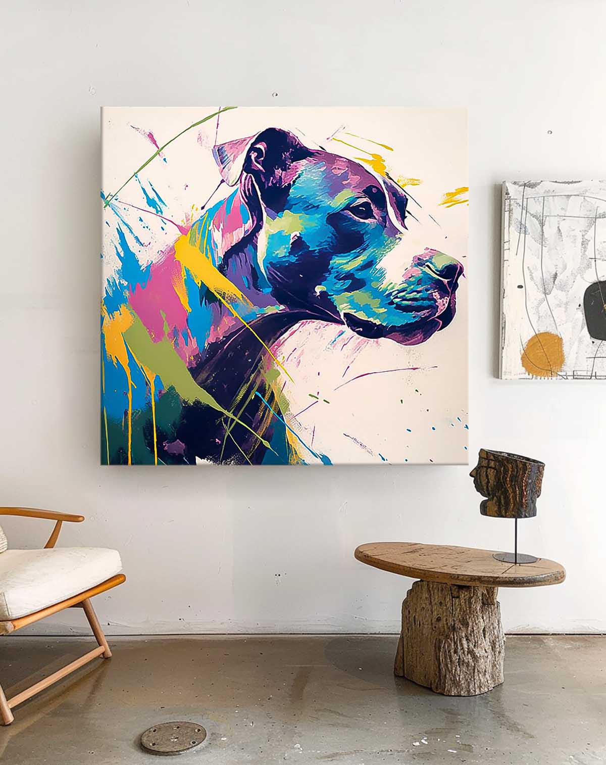 Wall Art Animal Contemporary Abstract Expressionist