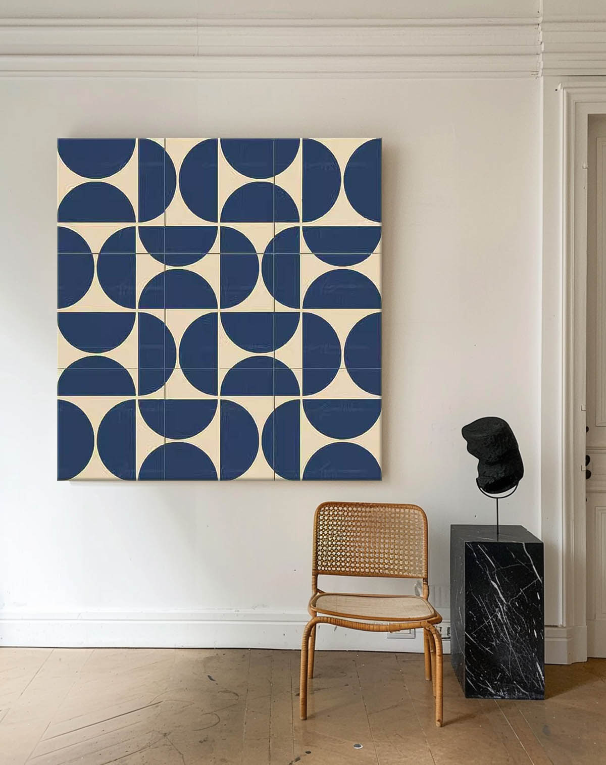 Wall Art Geometric Minimalist Square Modernist