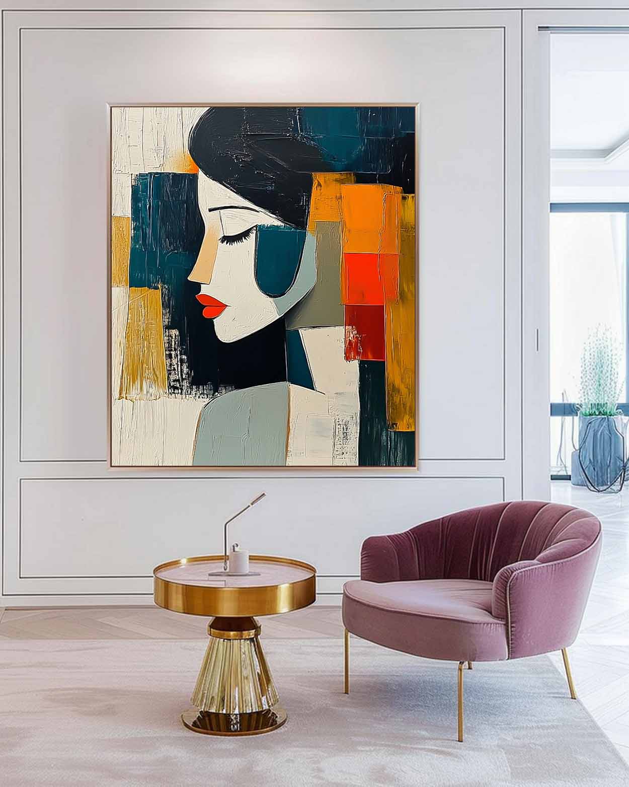 Wall Art People Zen Lyrical Abstract