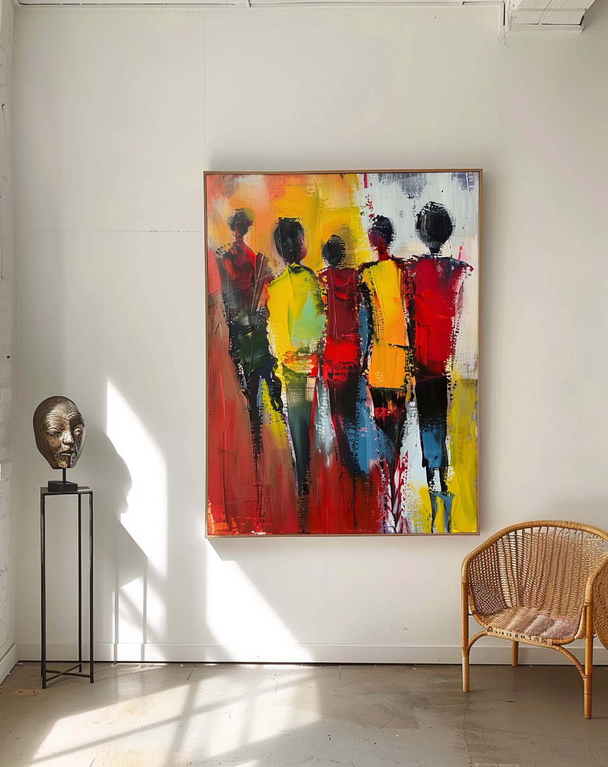 Wall Art People Serene Minimalist Neutral