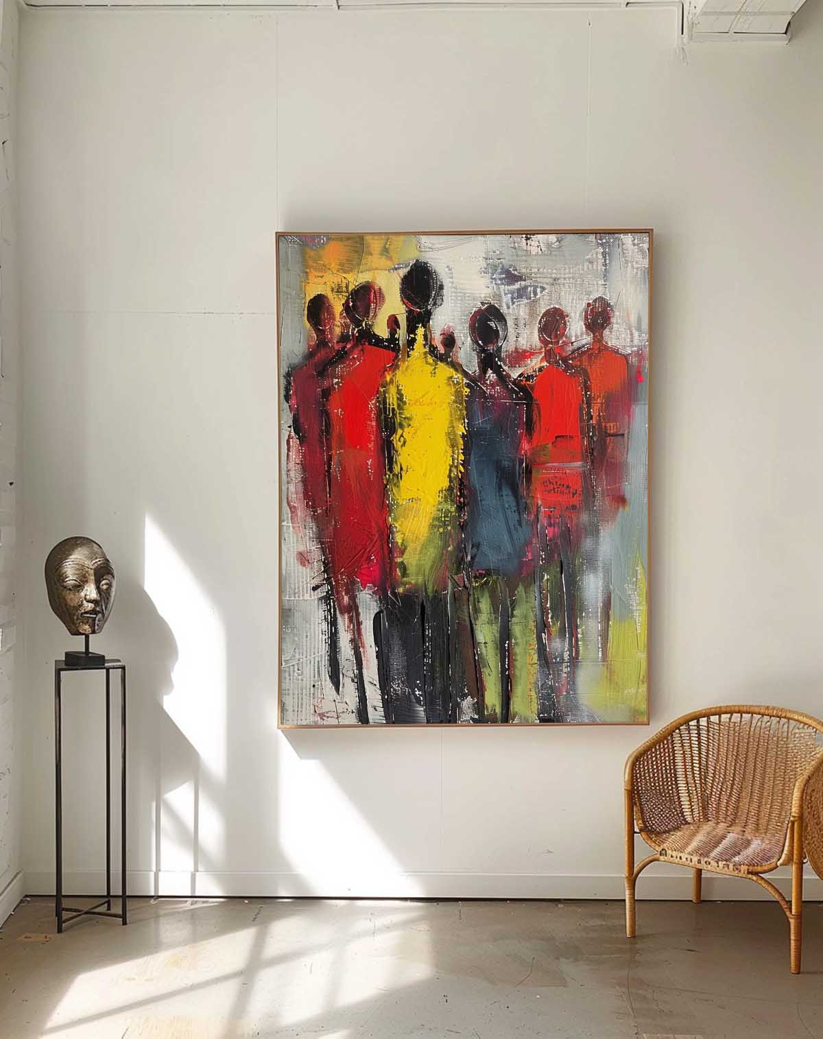 Wall Art People Artistic Expressionist Modern