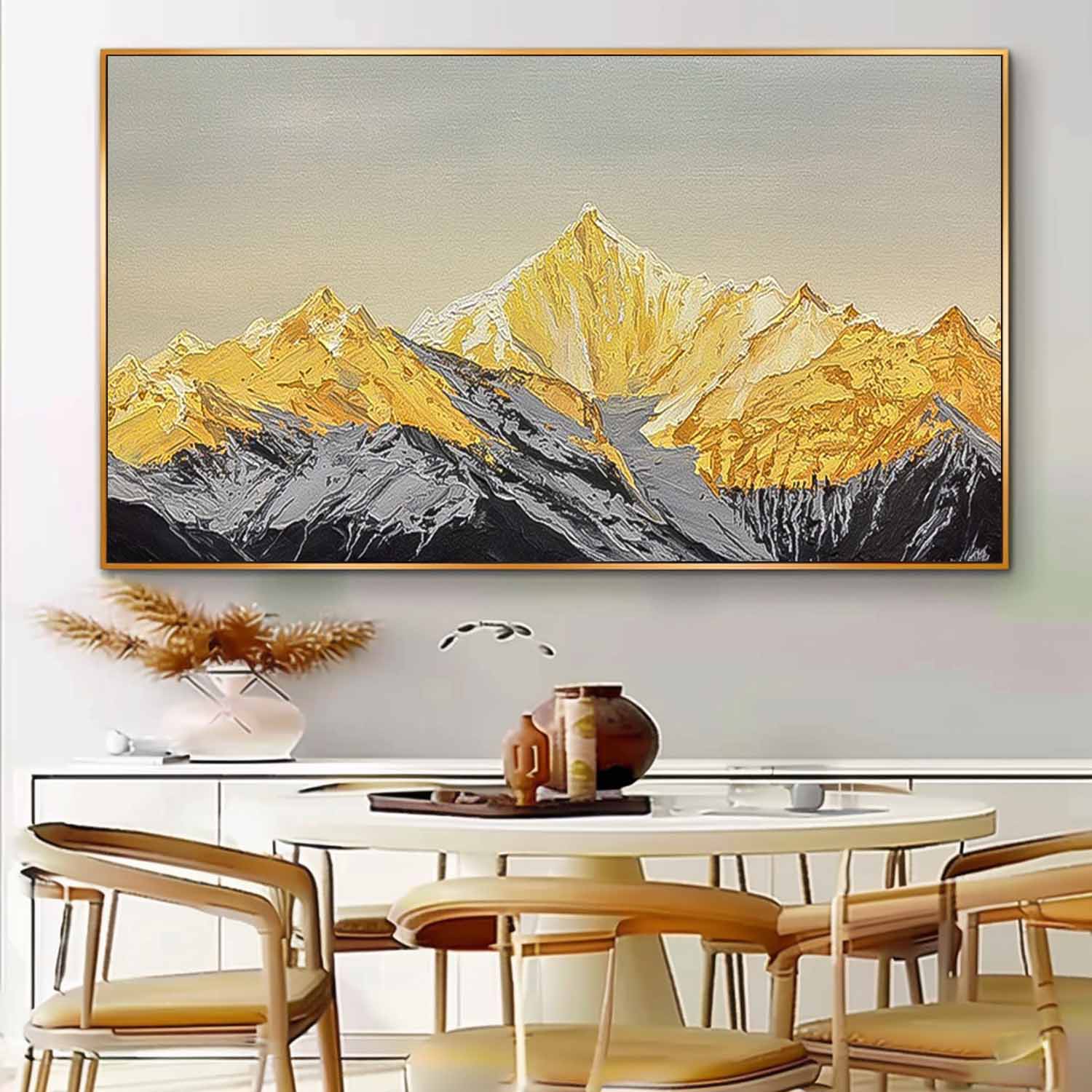 Wall Art Landscape Impasto Contemporary Majestic