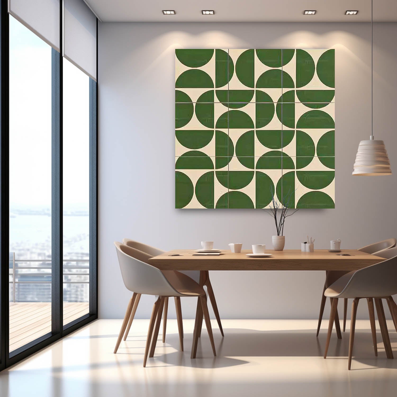 Wall Art Repeating Minimalist Painterly