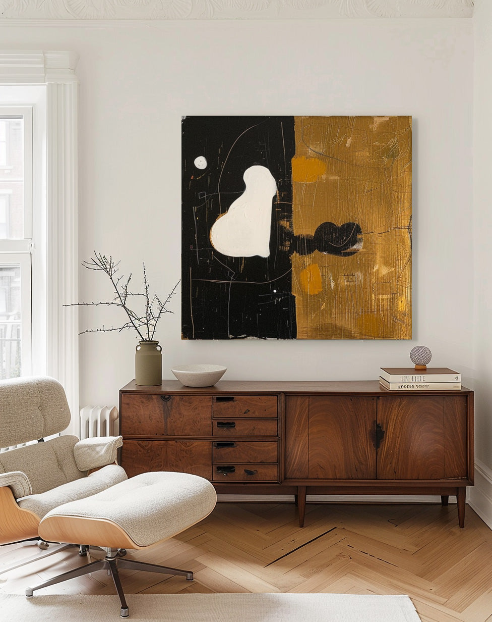 Wall Art Geometric Minimalist Neutral Abstract