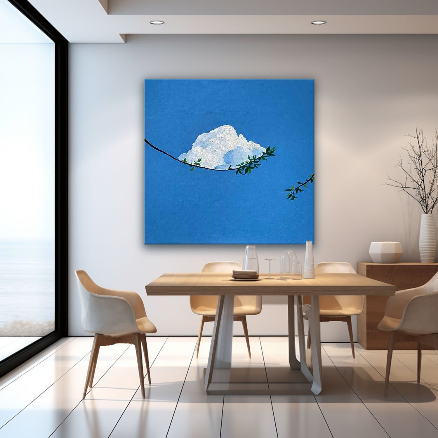 Wall Art Landscape Contemporary Serene Calm Raw