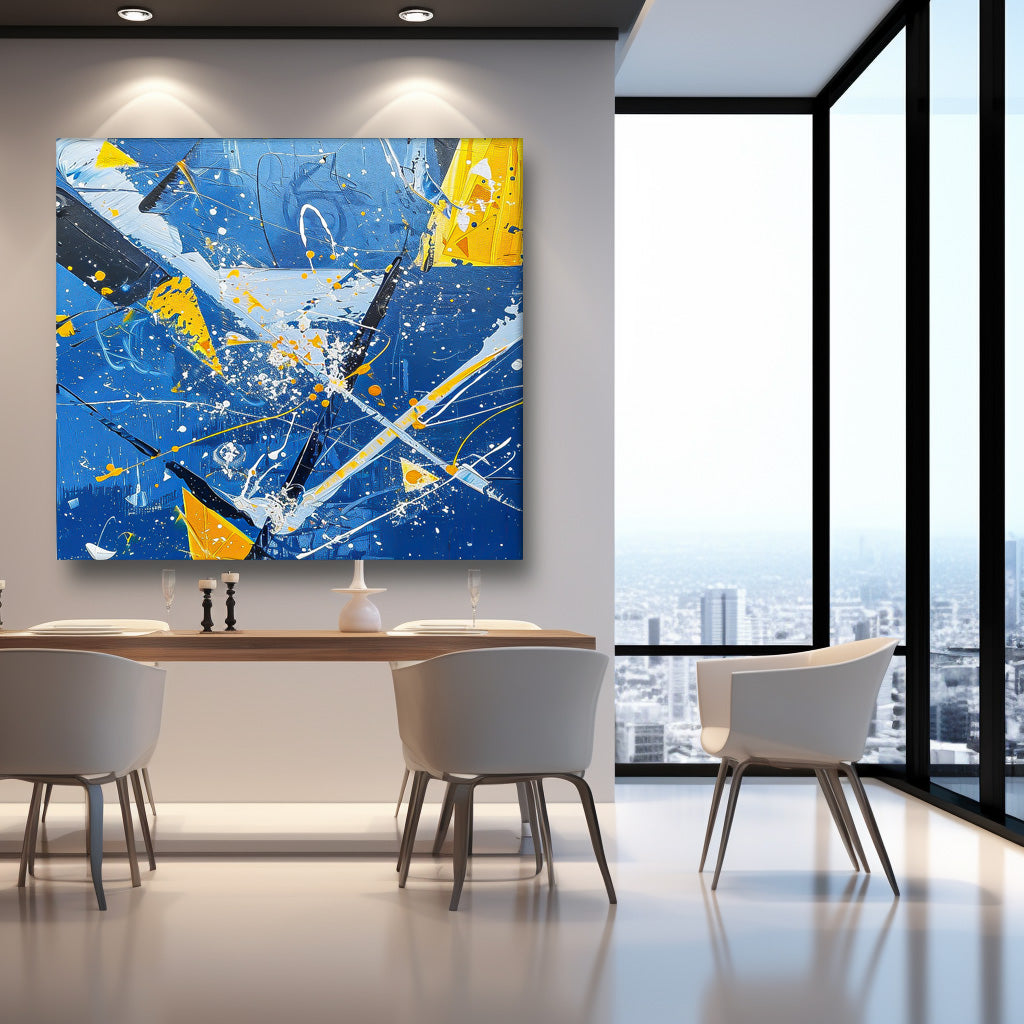 Wall Art Action Abstract Energetic Expressionist