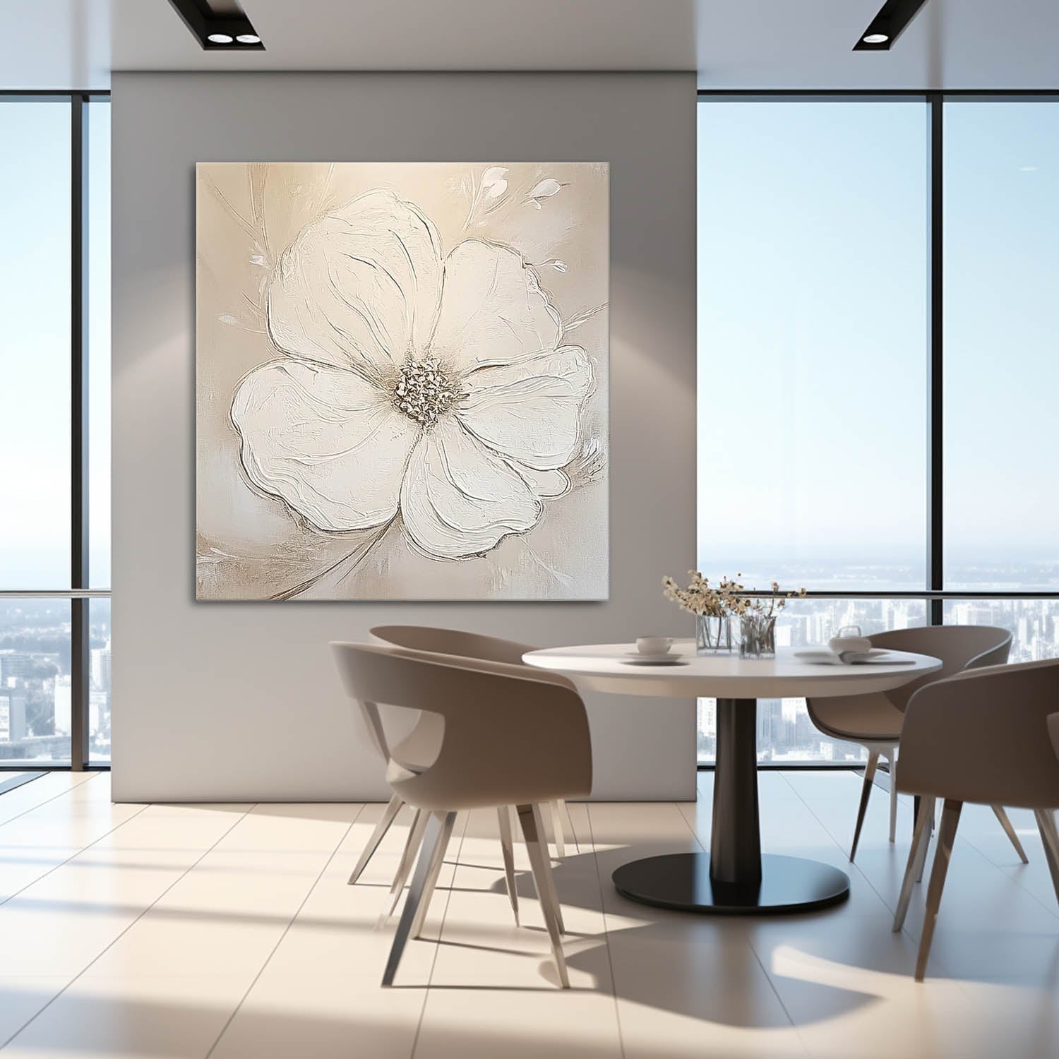 Flower Canvas Art FL187 - Neutralighting