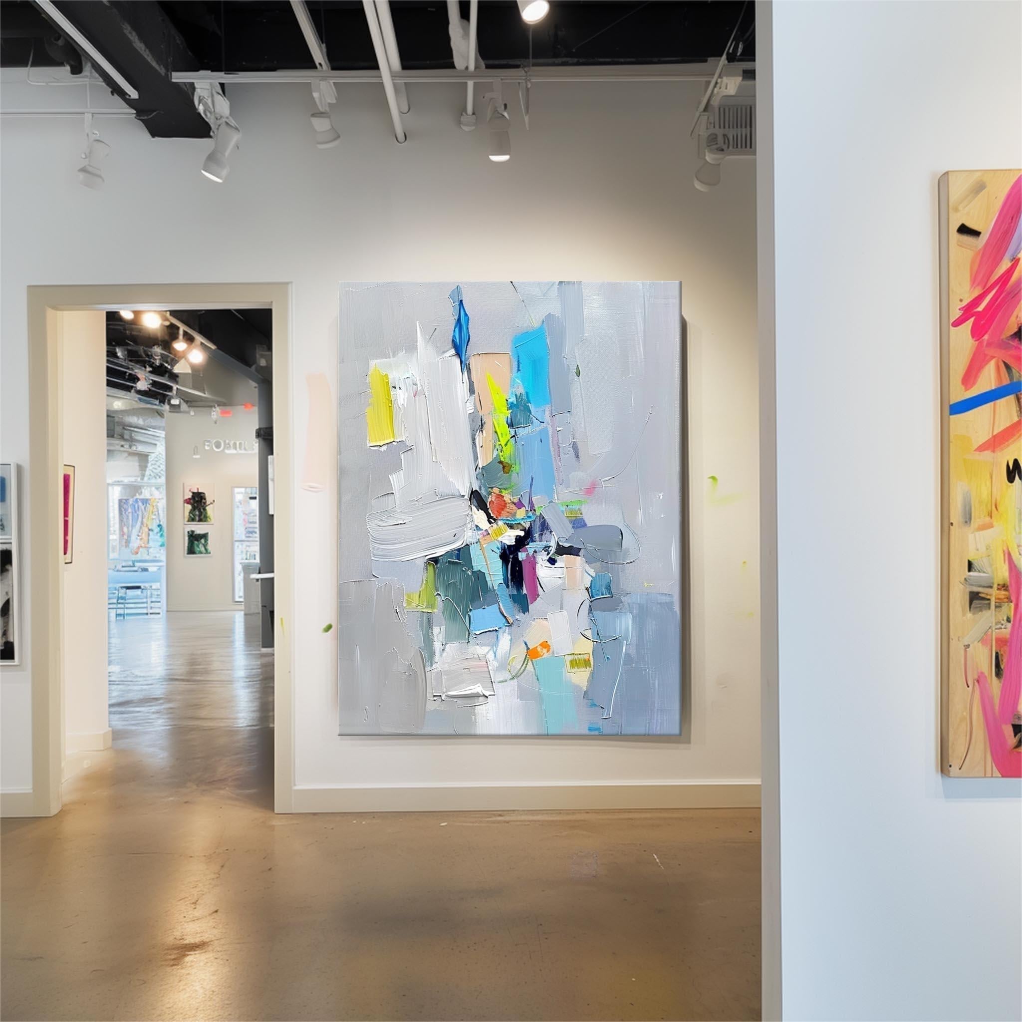 Wall Art Layer Dynamic Abstract Contemporary