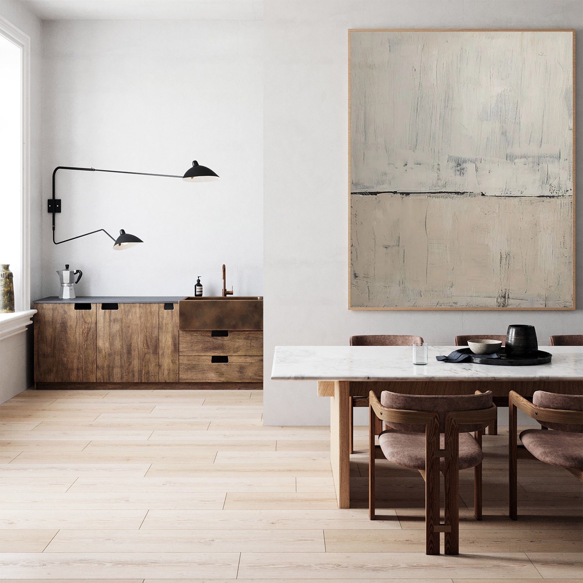 Wabi-sabi Minimalist Painting