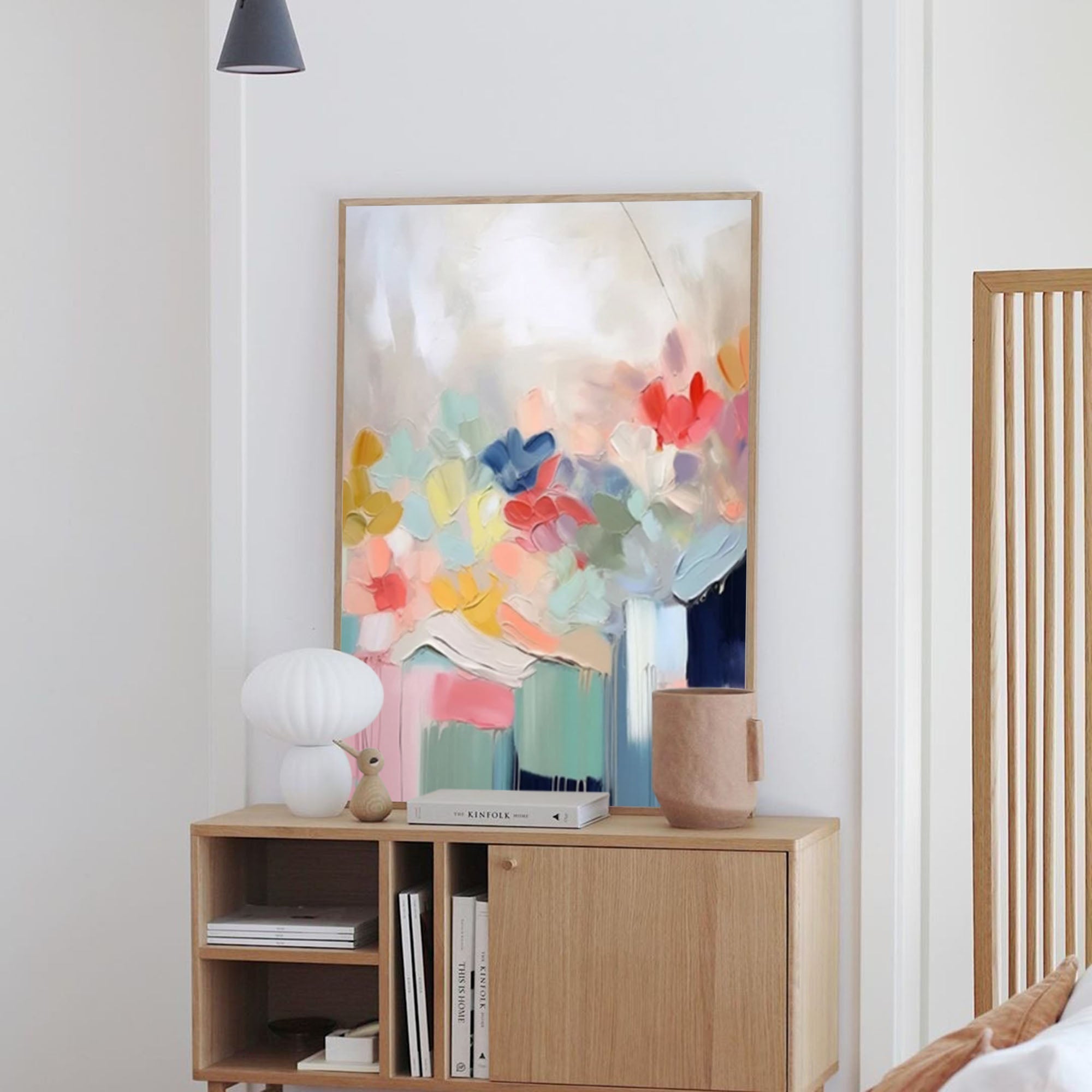 Abstract Canvas Art AB049 - Neutralighting