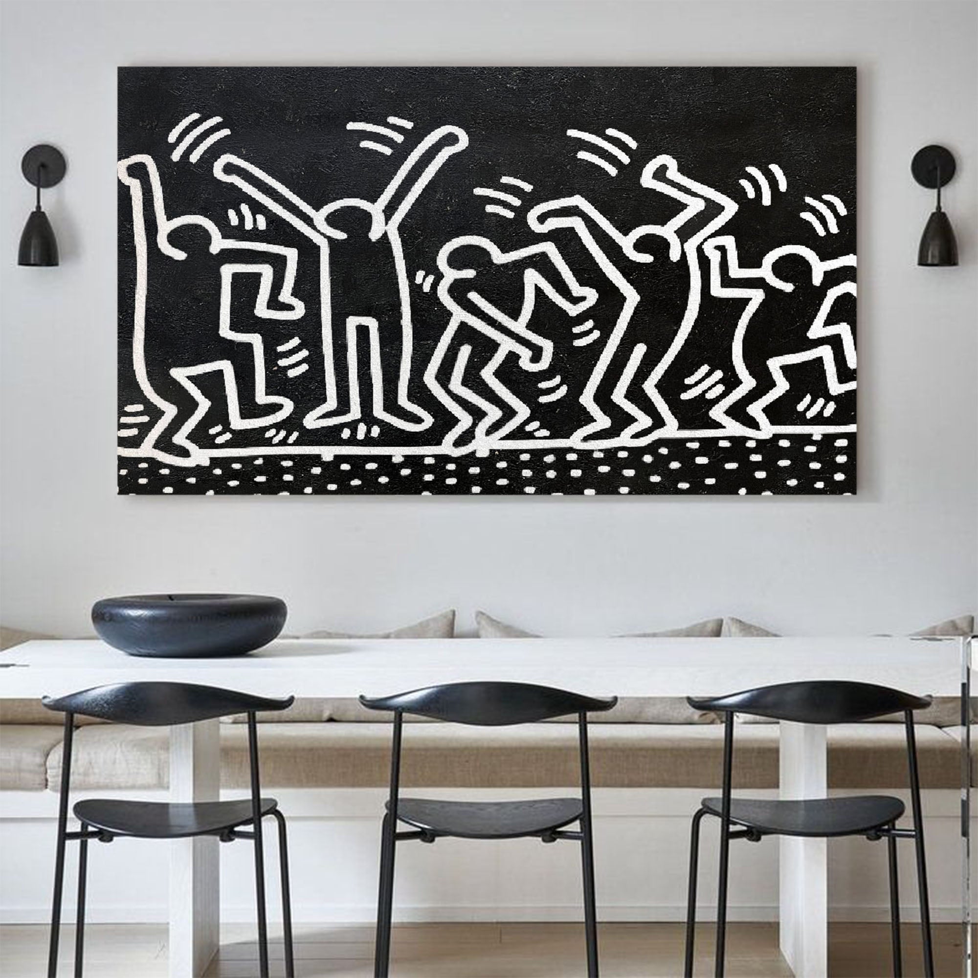Keith Haring Style Painting KS009 - Neutralighting