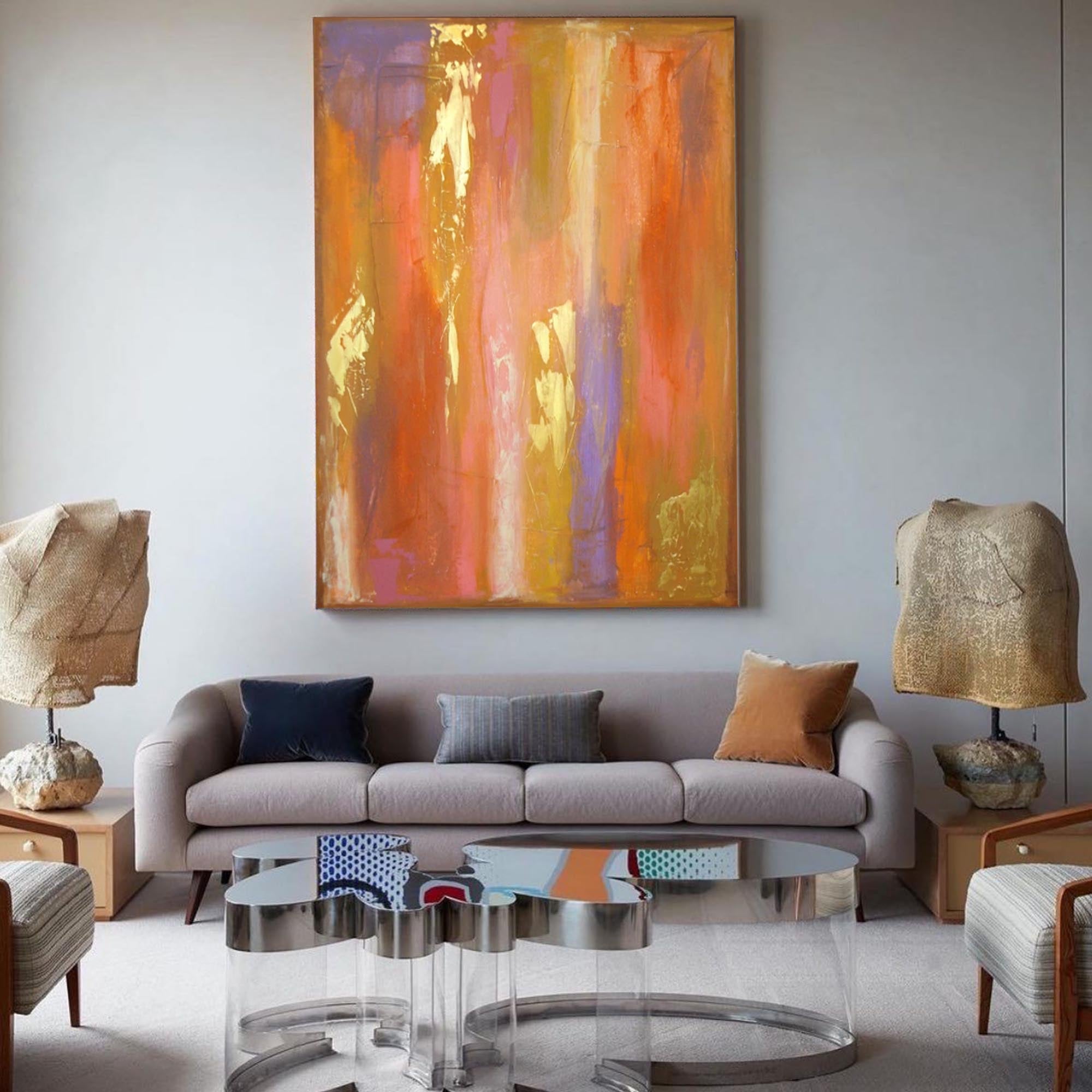 Wall Art Contemporary Burnished Glow