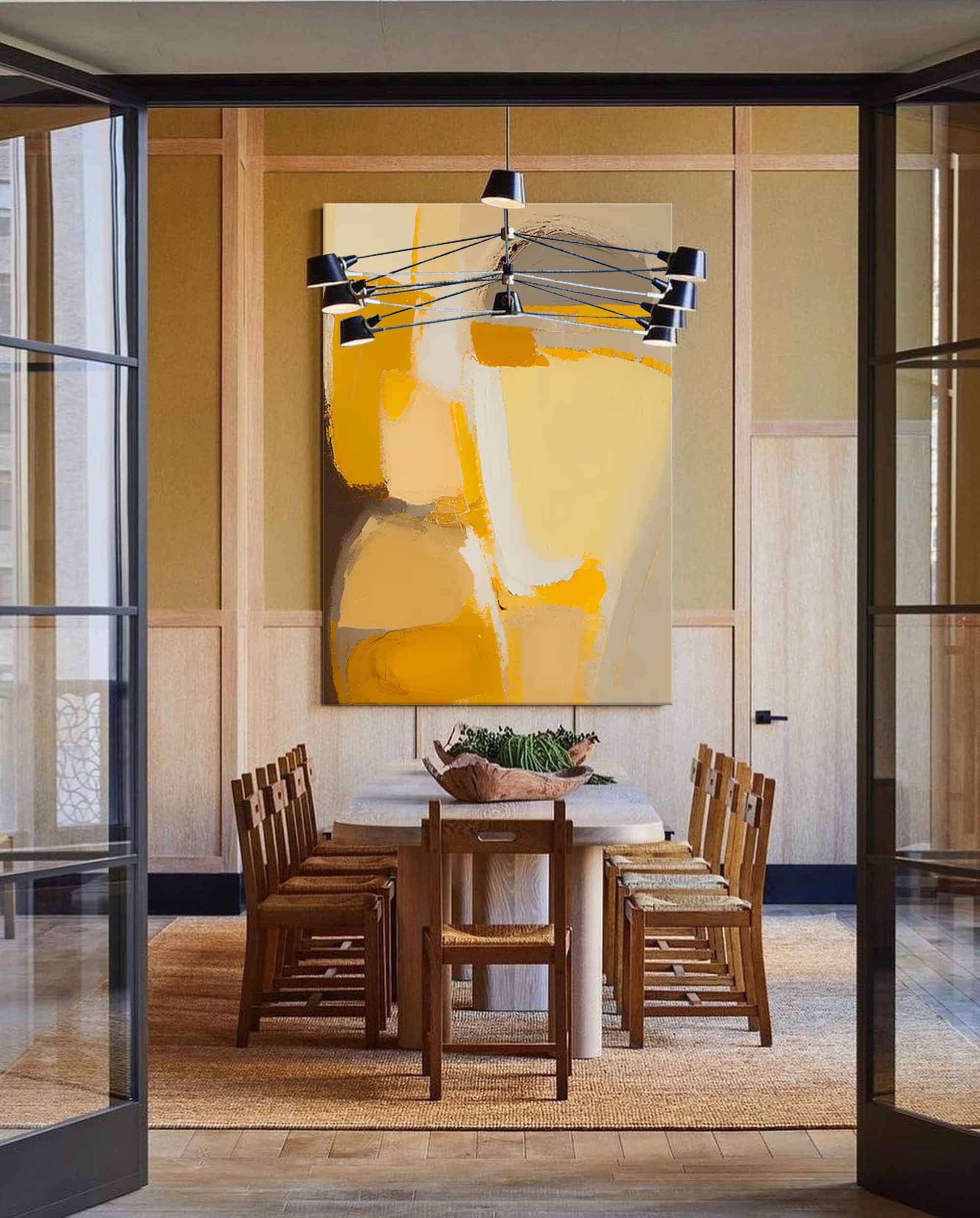 Wall Art Serene Rustic Abstract Modern