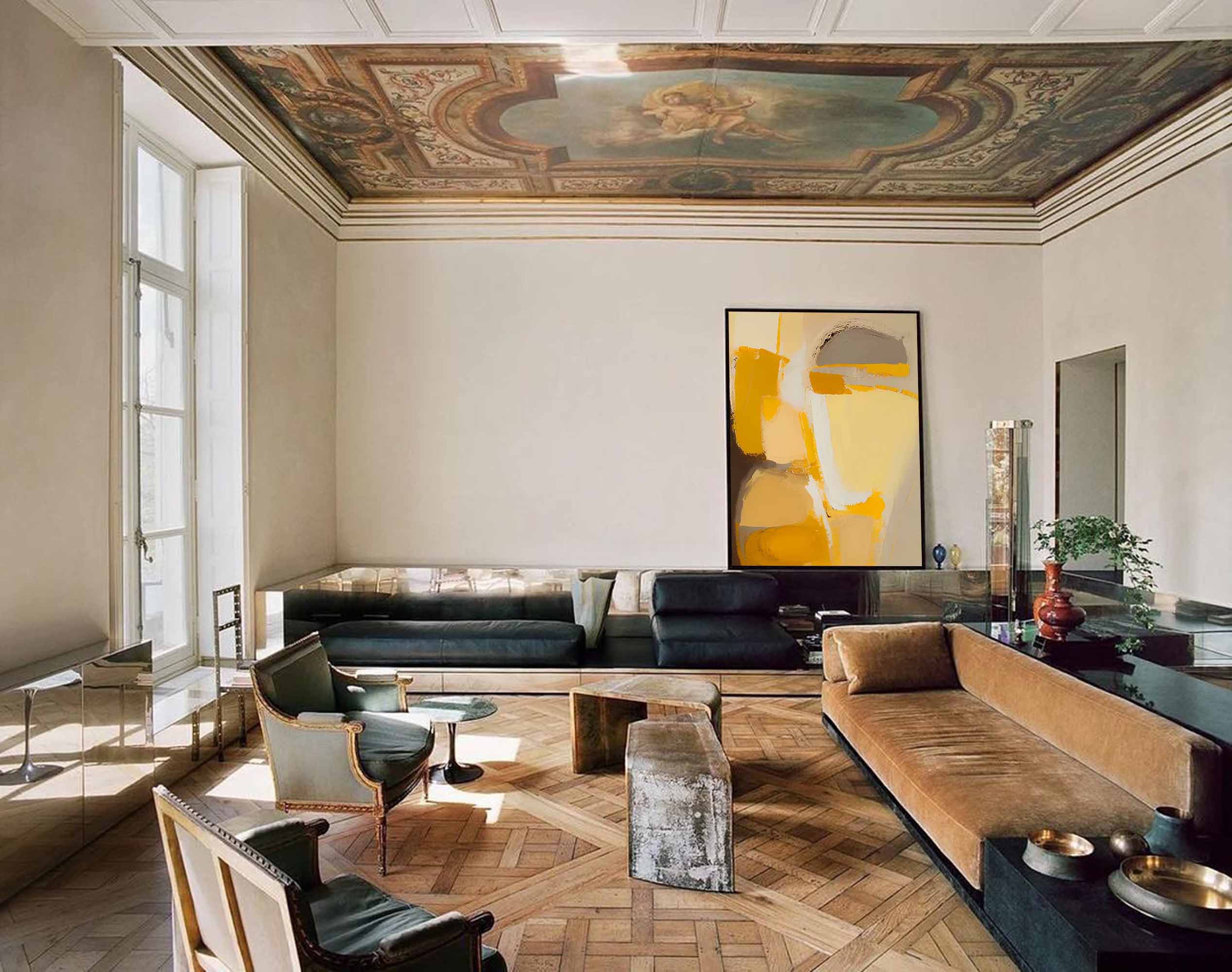 Wall Art Serene Rustic Abstract Modern