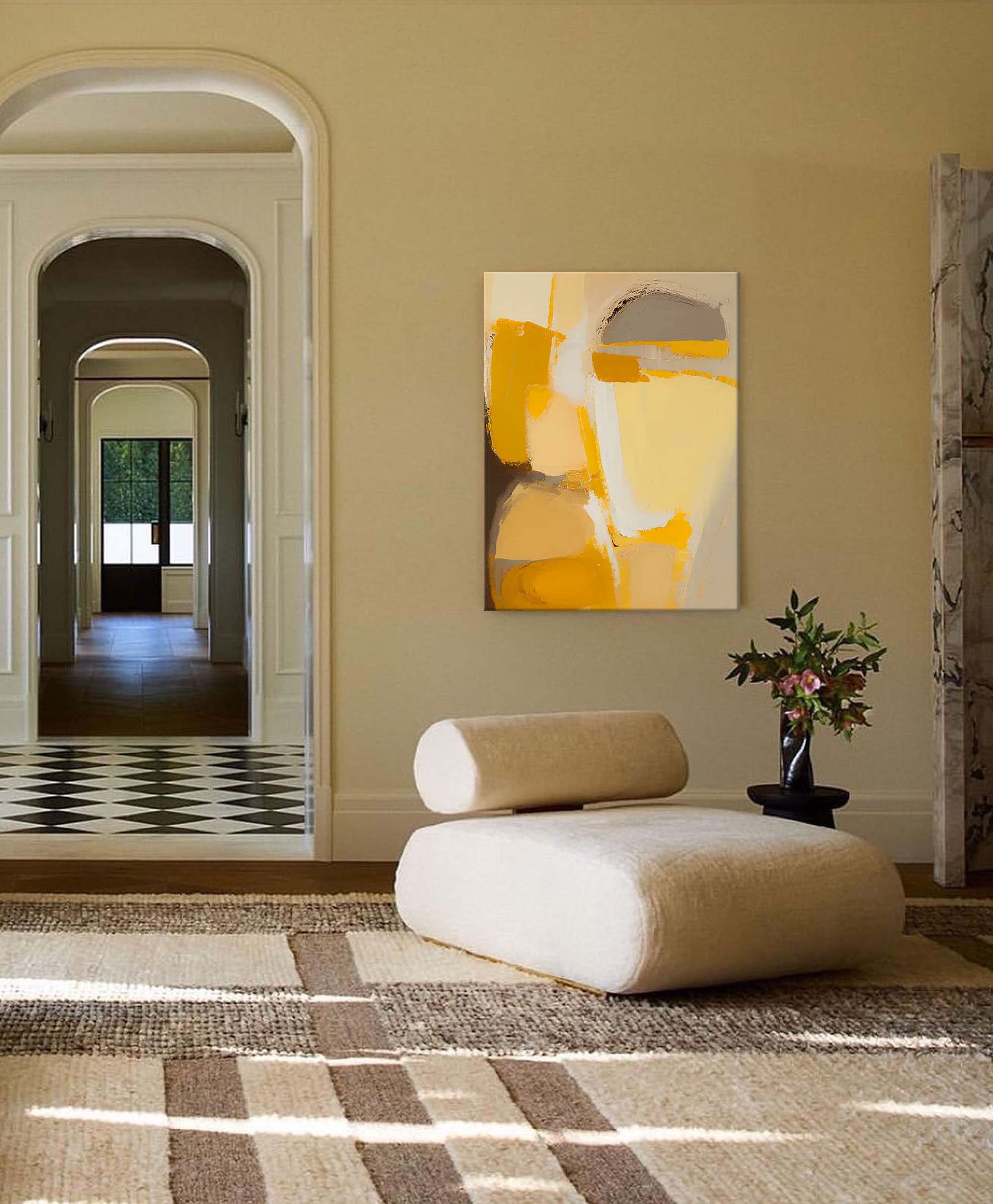 Wall Art Serene Rustic Abstract Modern